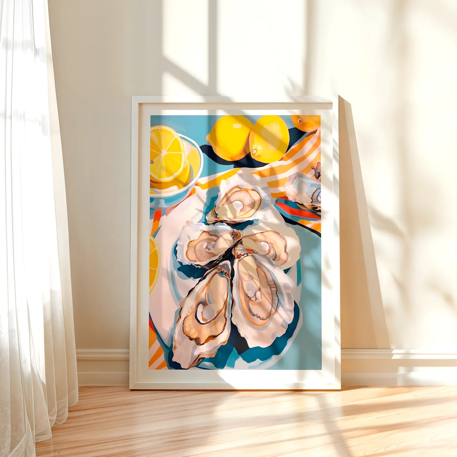Oyesters And Lemons Plakat