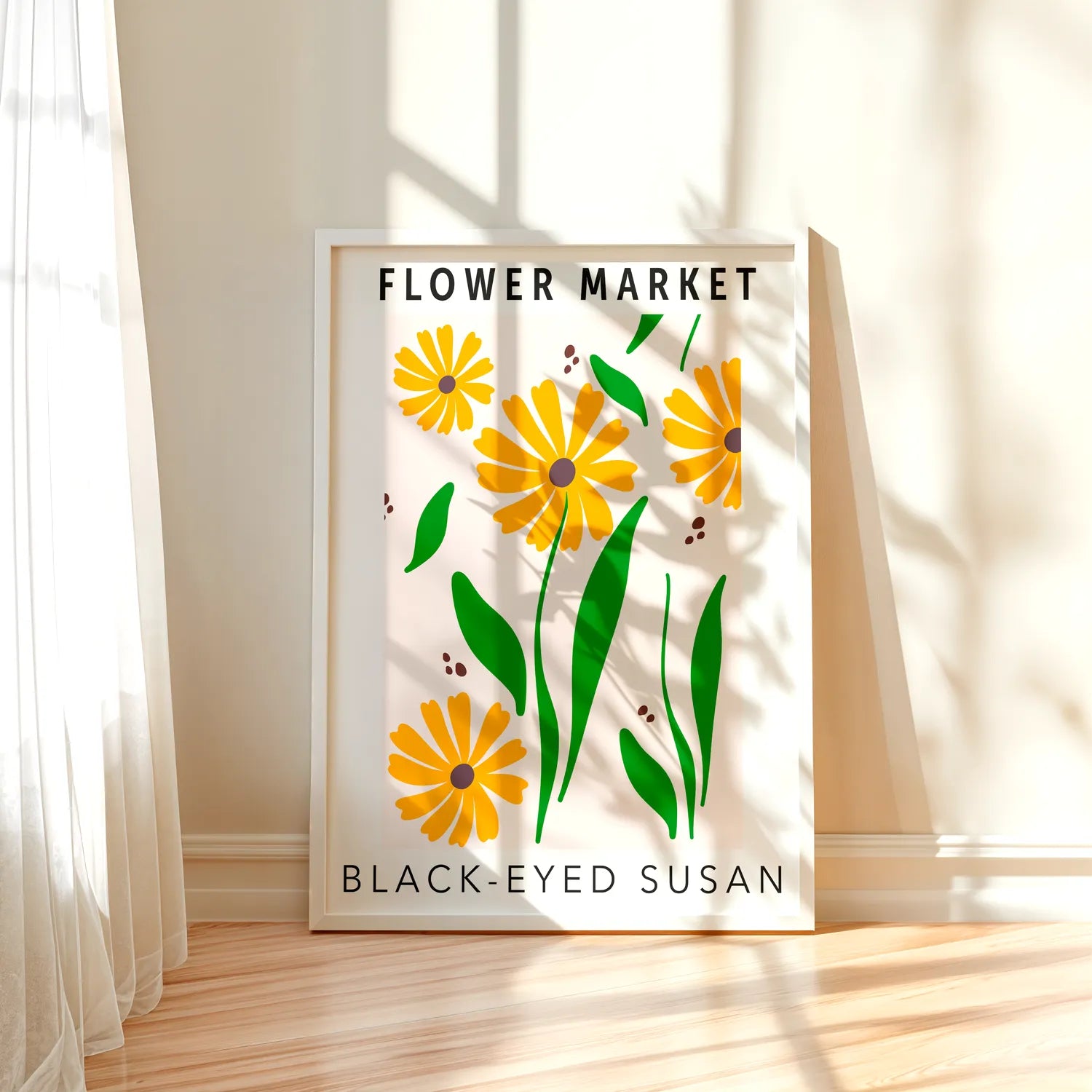Flower Market Black-Eyed Susan Plakat