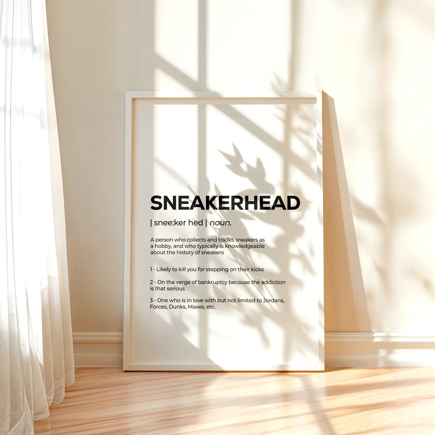 Sneakerhead Plakat