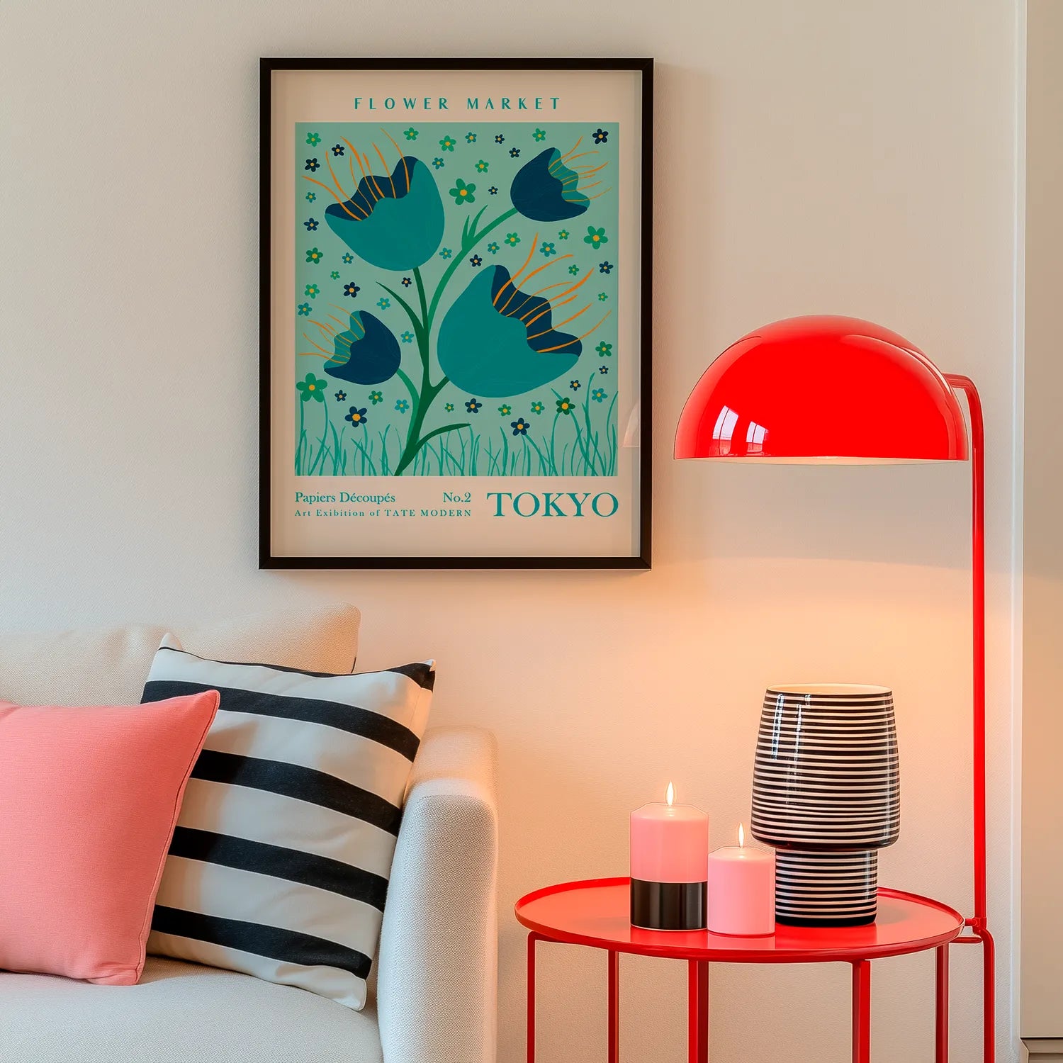 Flower Market Tokyo Plakat