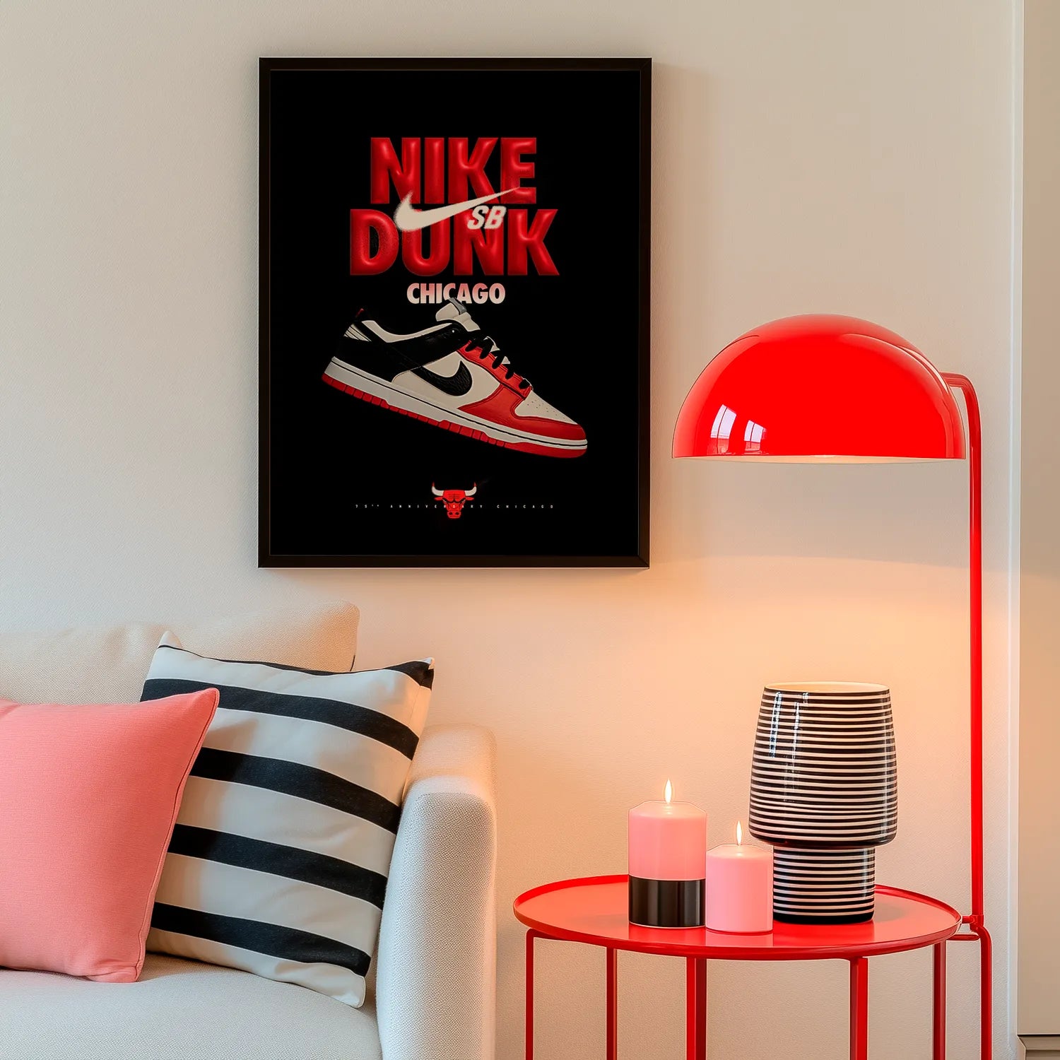 NIke Dunk Chicago Plakat