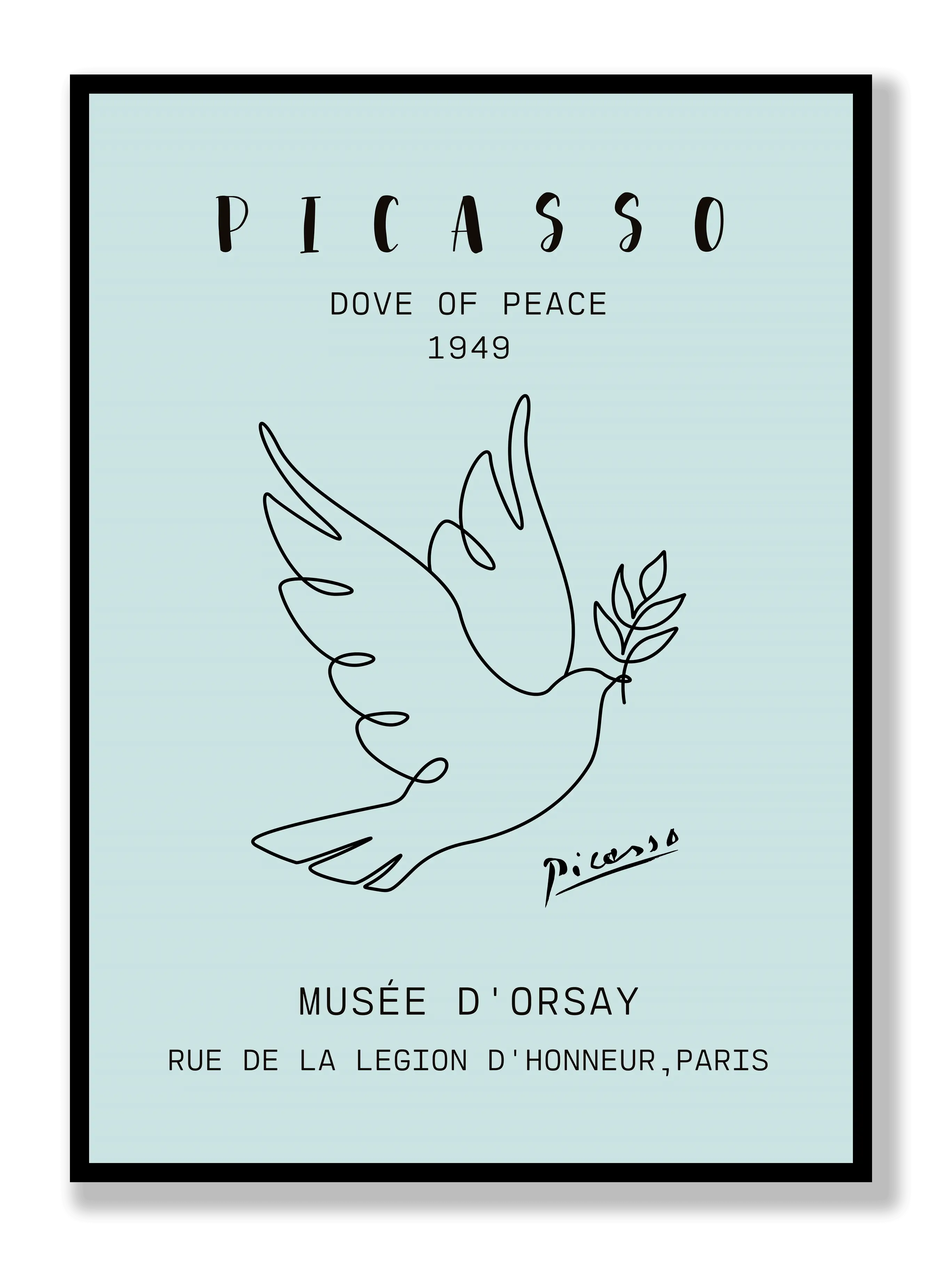 Picasso - Dove Of Peace Plakat