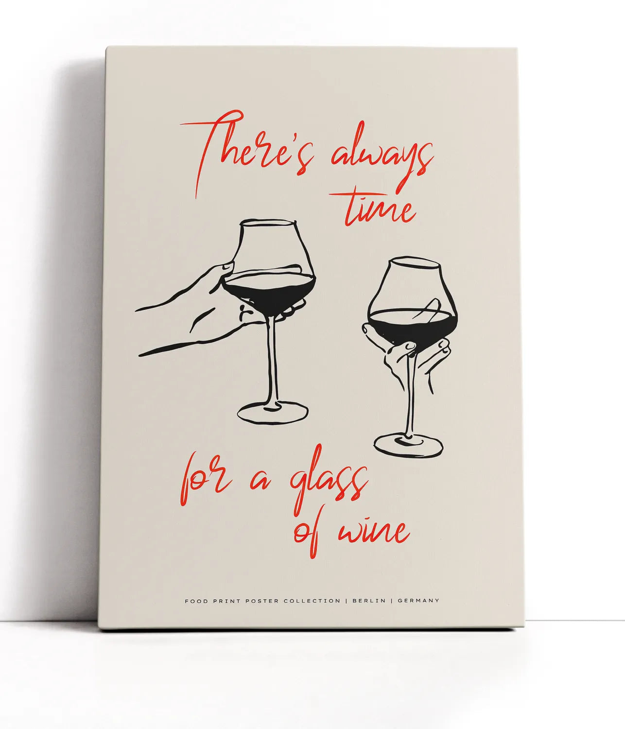 Always Time For Wine Lærred