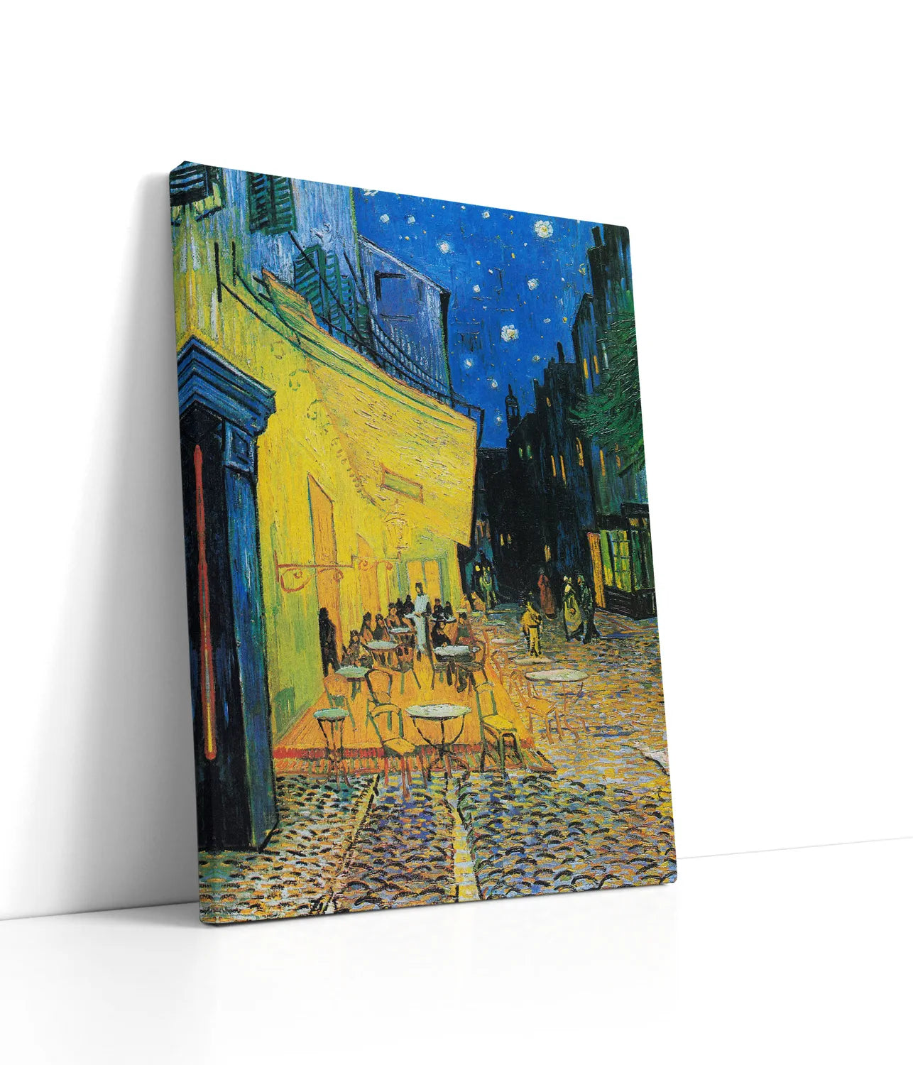 Café Terrace At Night Lærred