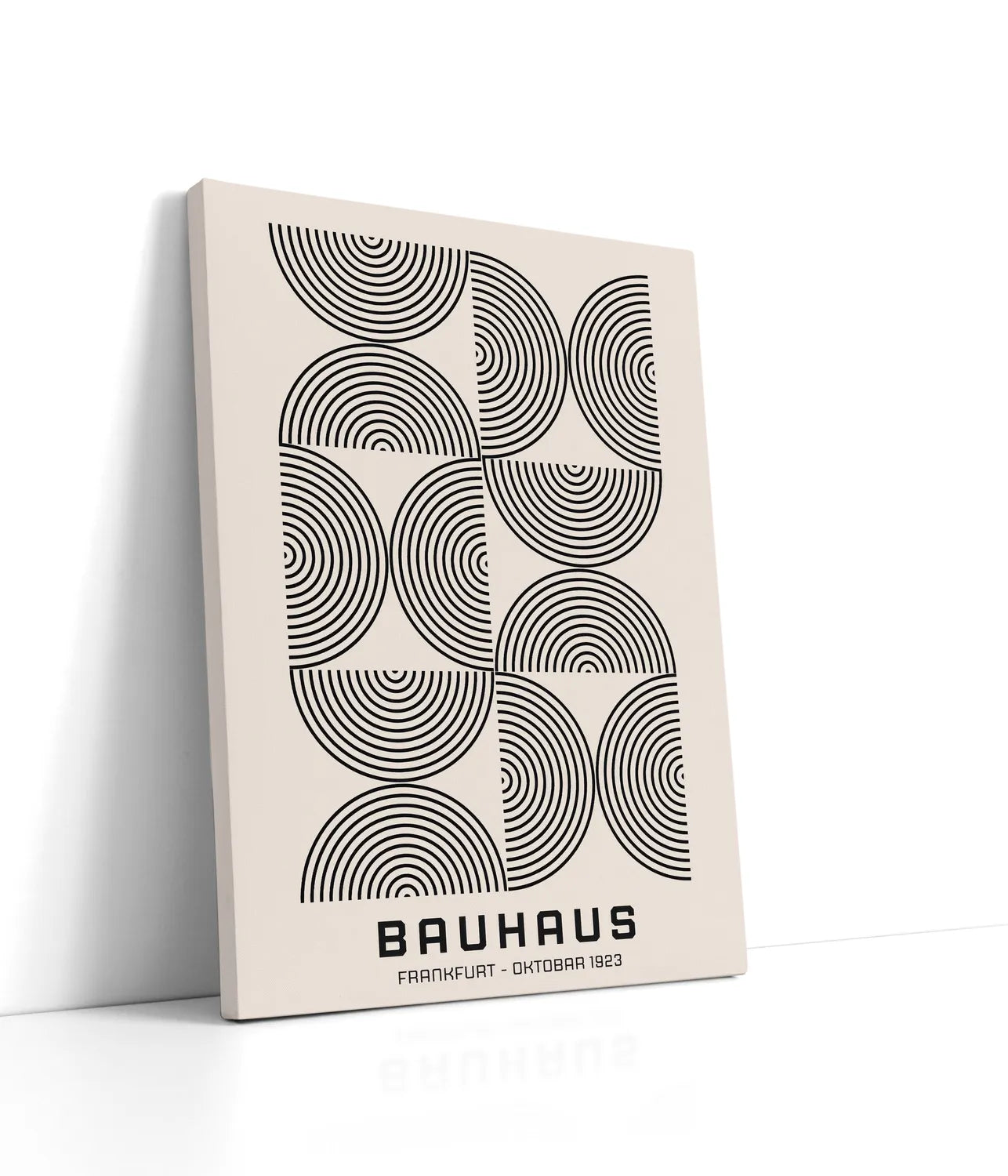 Bauhaus Circles Circles Lærred