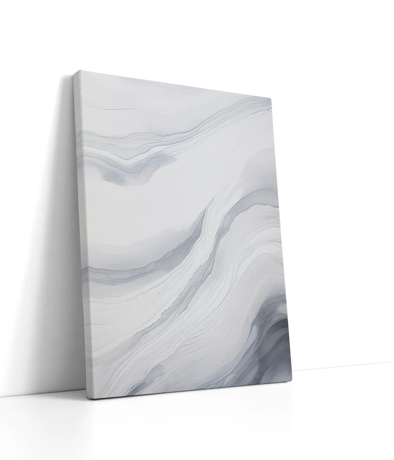 Grey Strokes Lærred