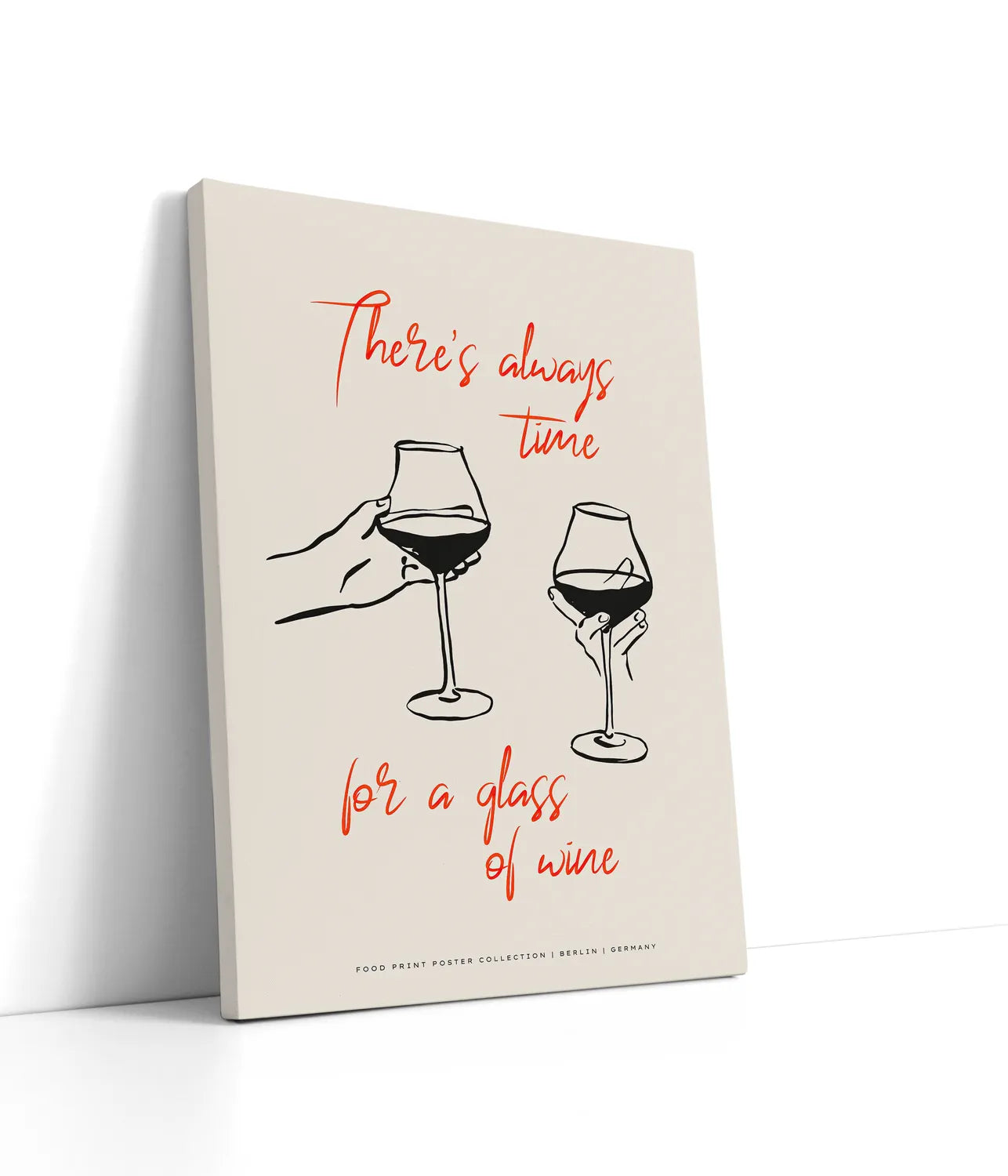 Always Time For Wine Lærred