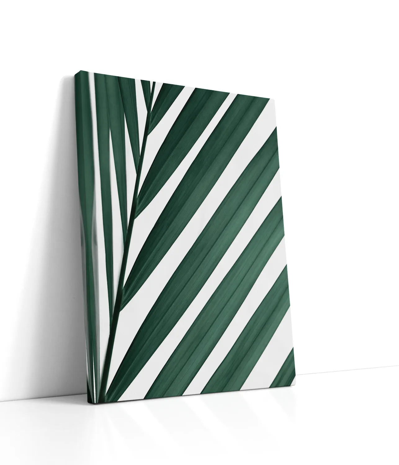 Graphic palm leaf 3 Lærred