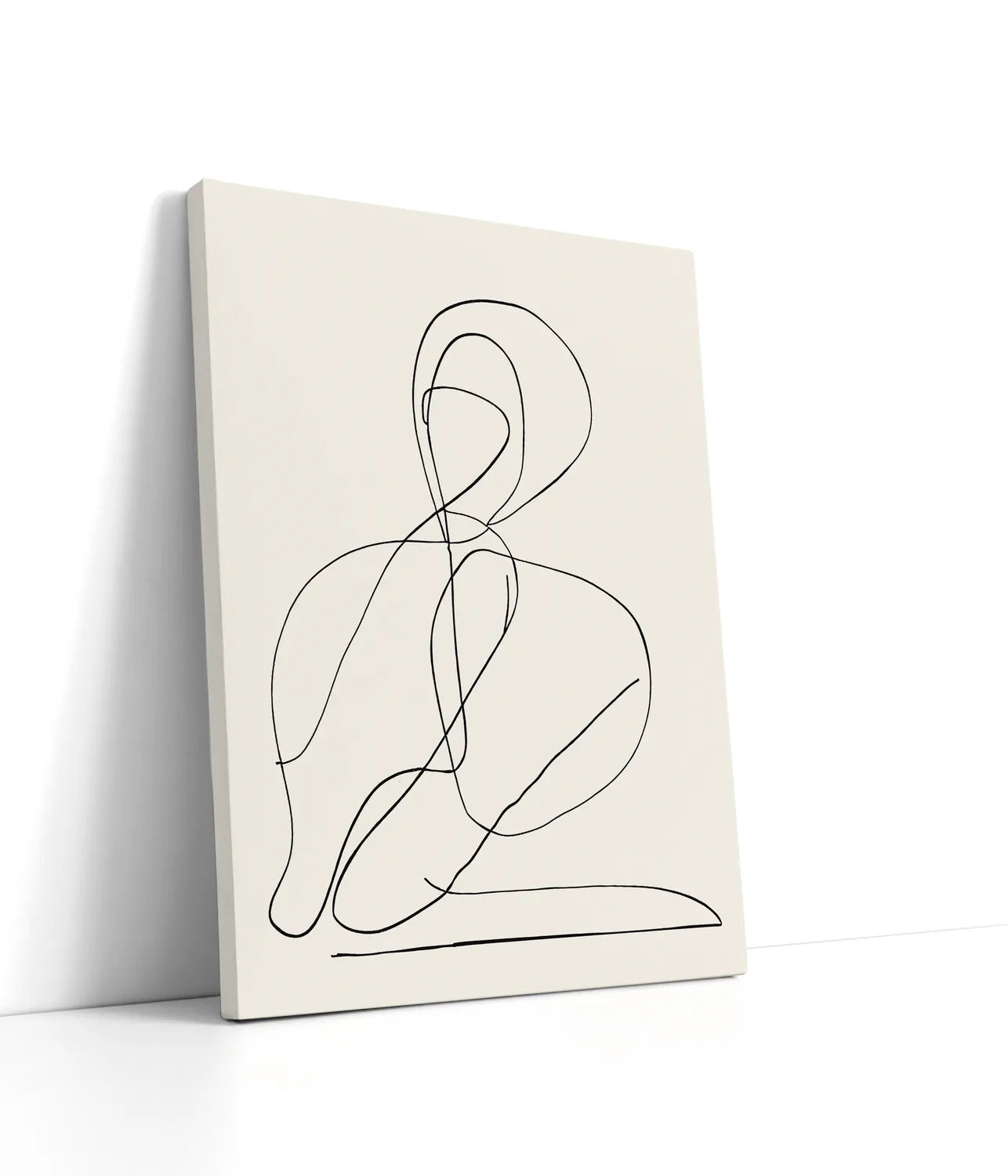 Life Drawing Sketch No2 Lærred