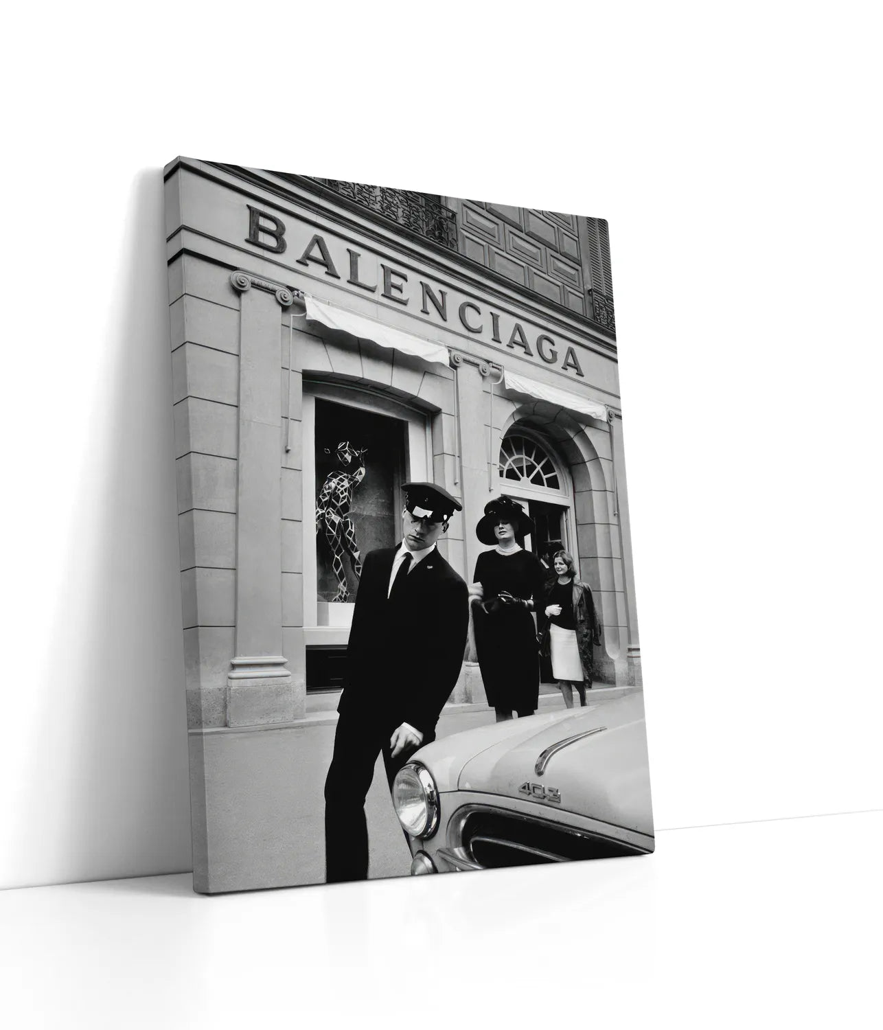 Balenciaga Front Lærred