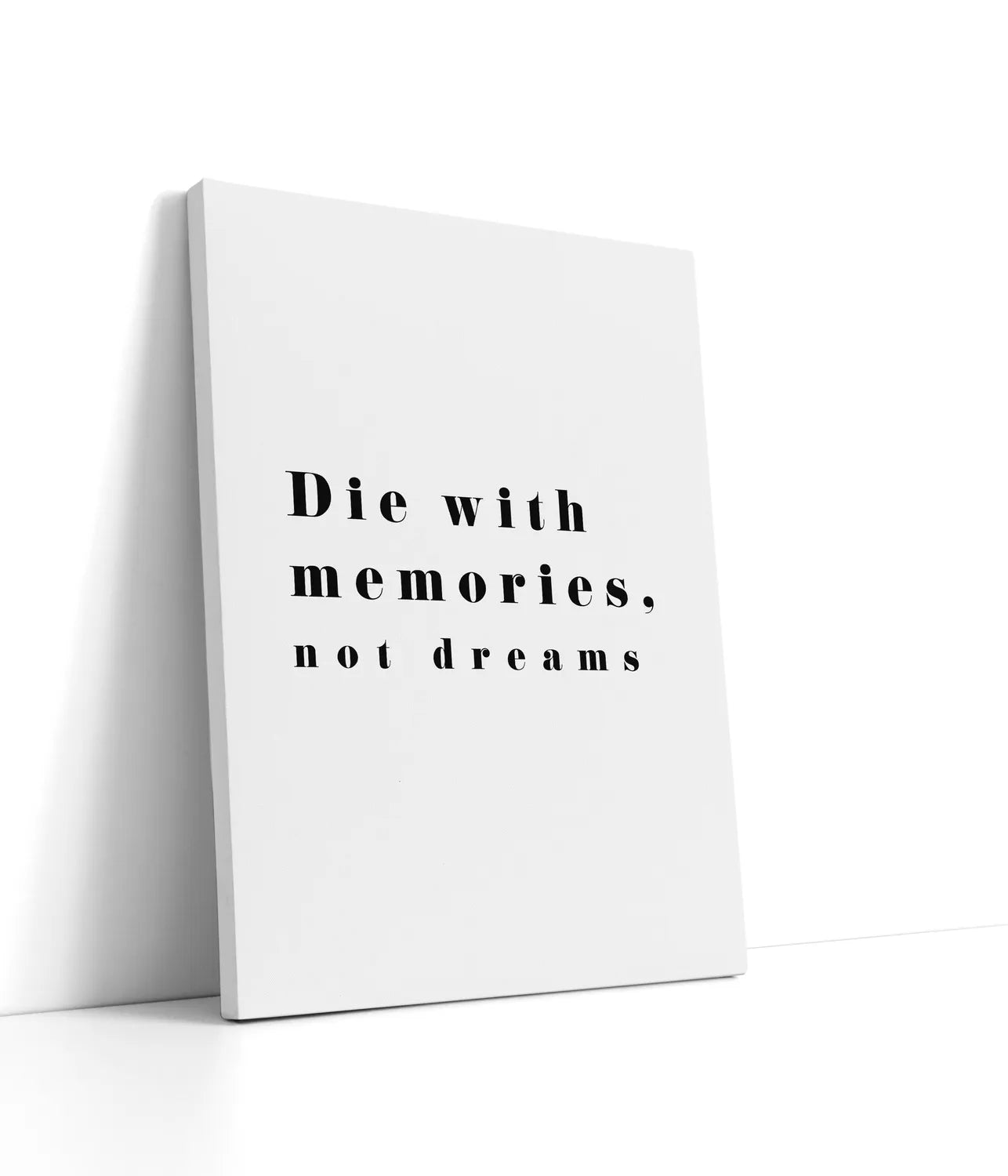 Die With Memories Lærred