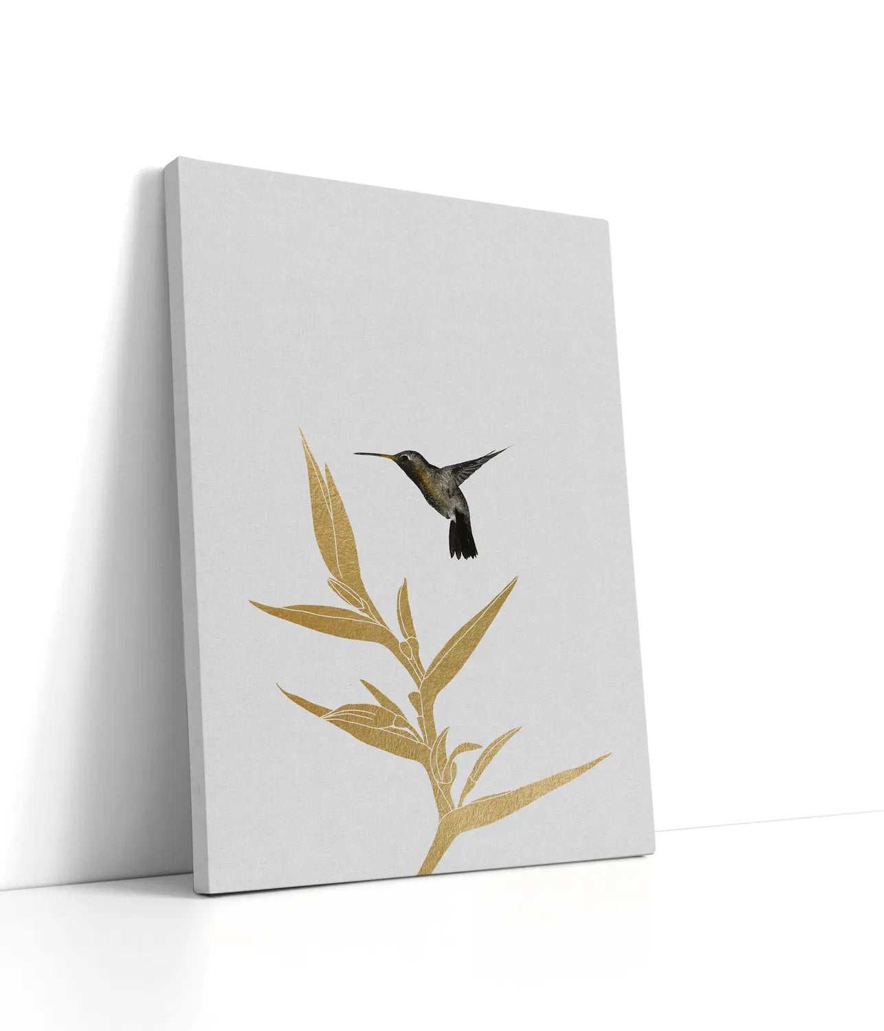 Hummingbird & Flower Ii Lærred