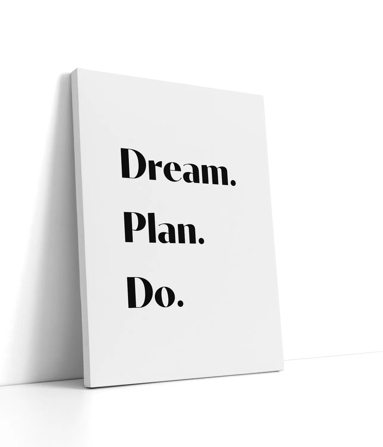 Dream Plan Do Lærred