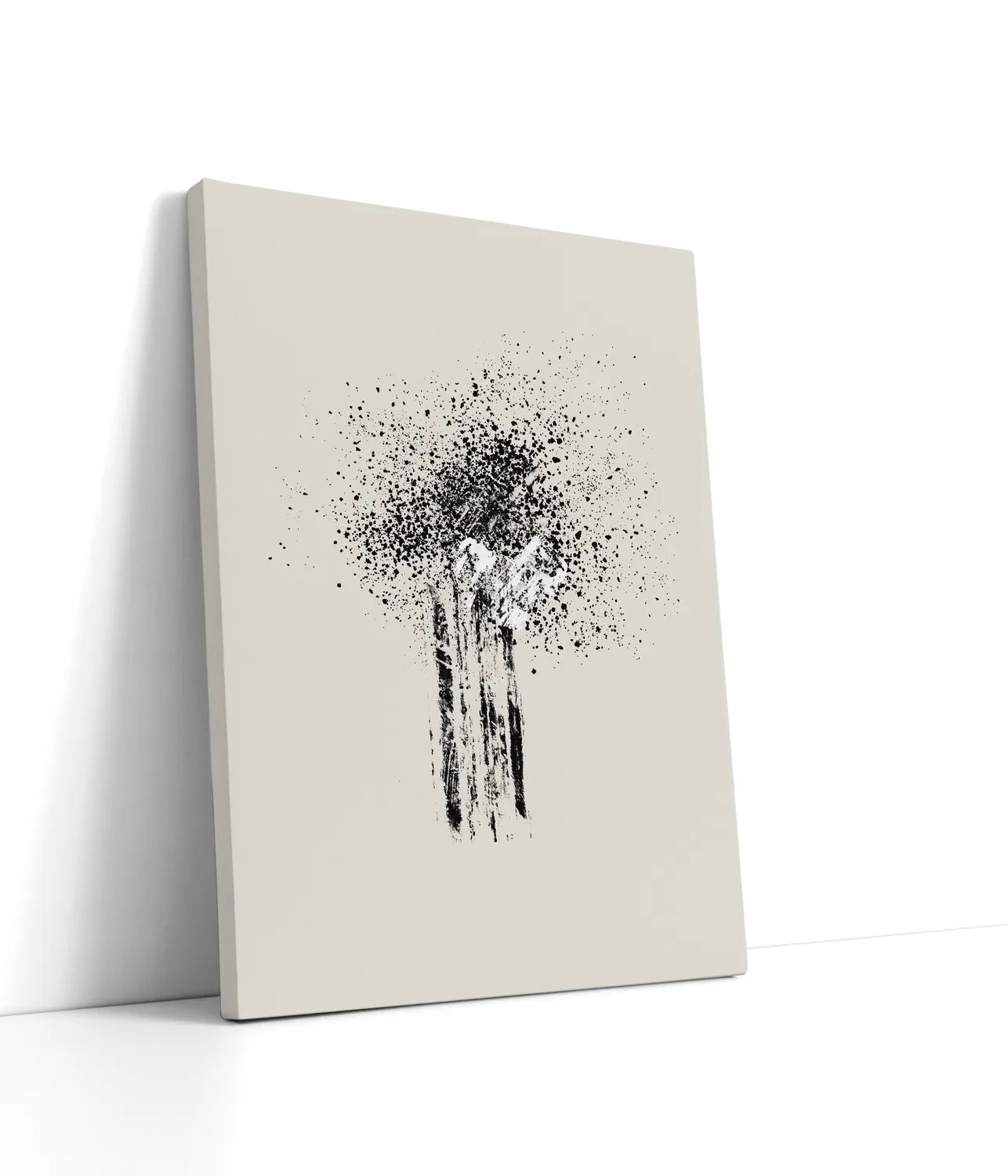 Brush splatters #5 Lærred