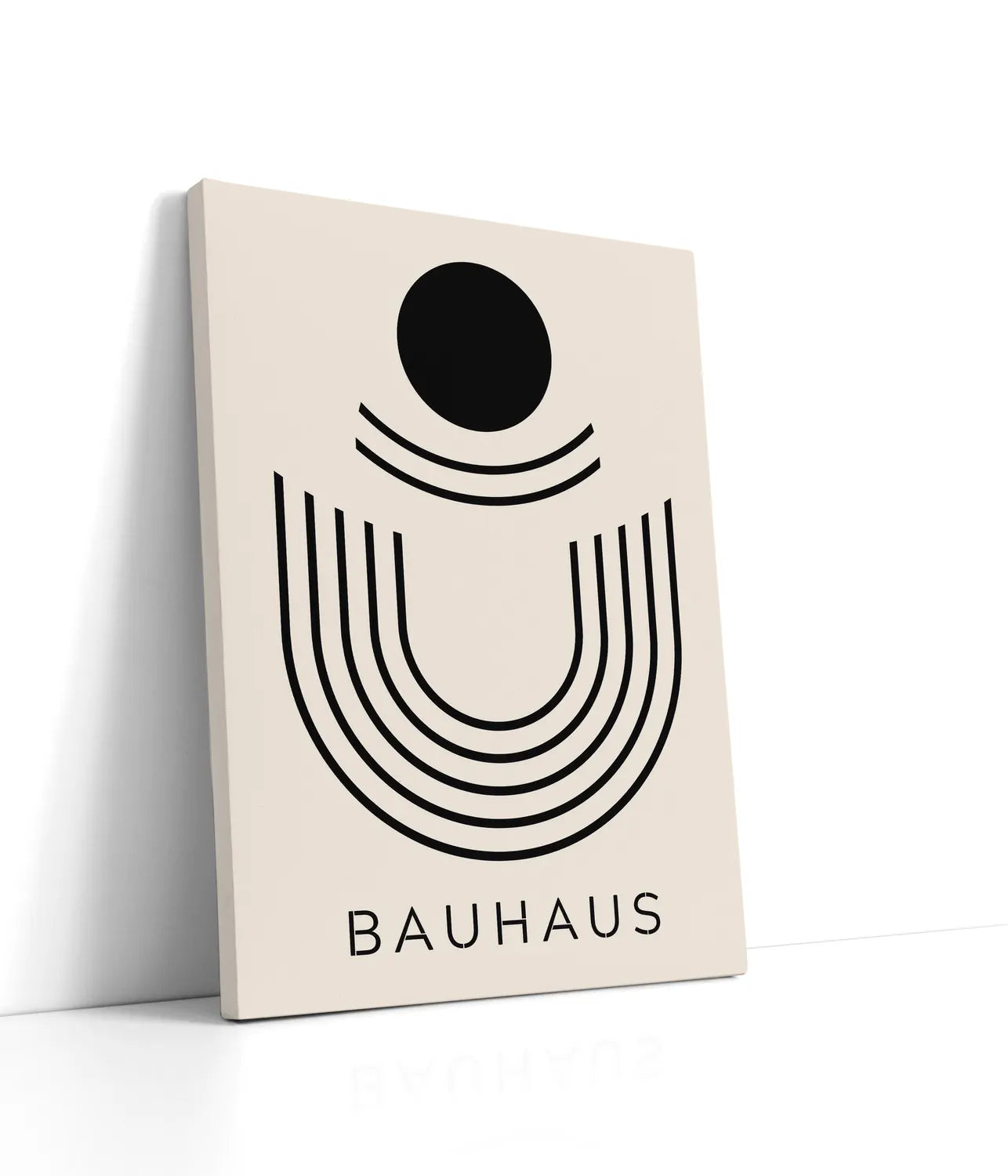 Bauhaus Black Dot Lærred
