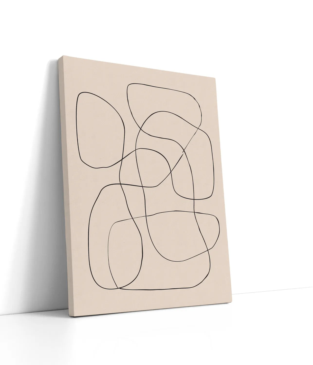 Abstract Scribble No3 Lærred