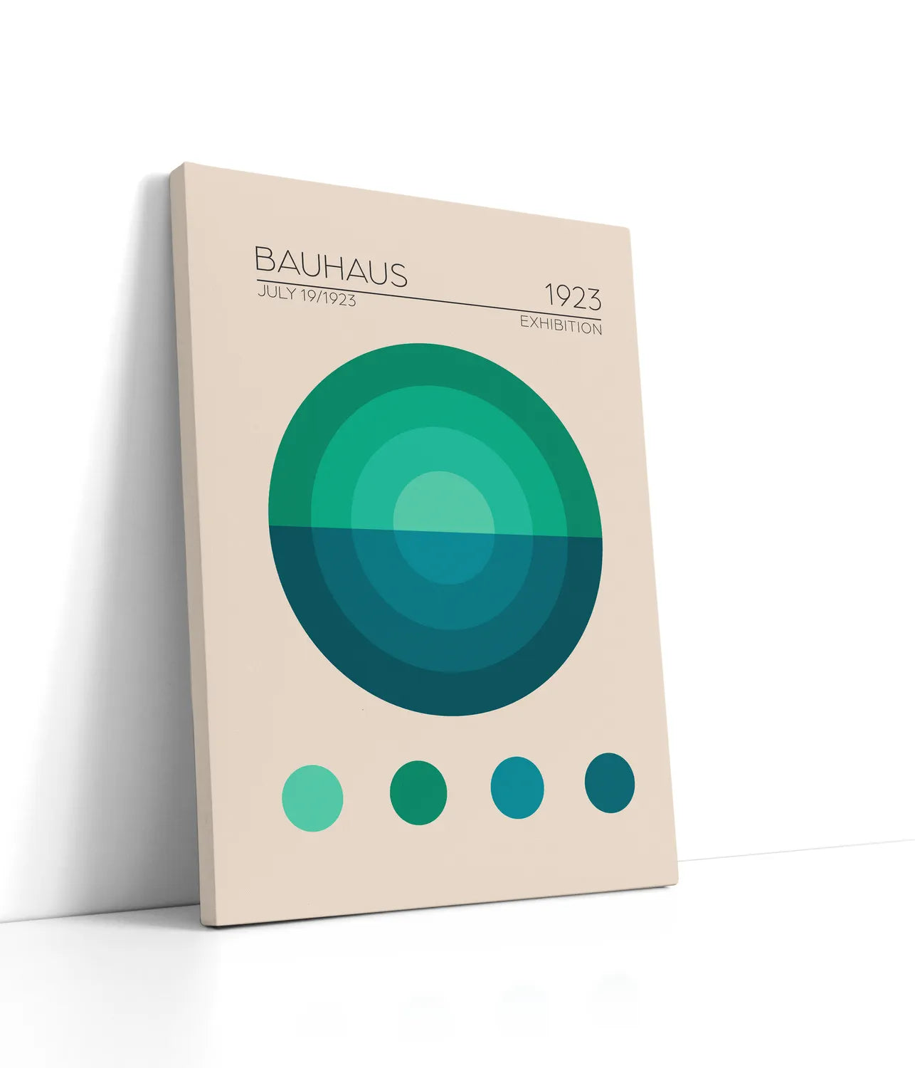 Bauhaus Mavi Daire Lærred