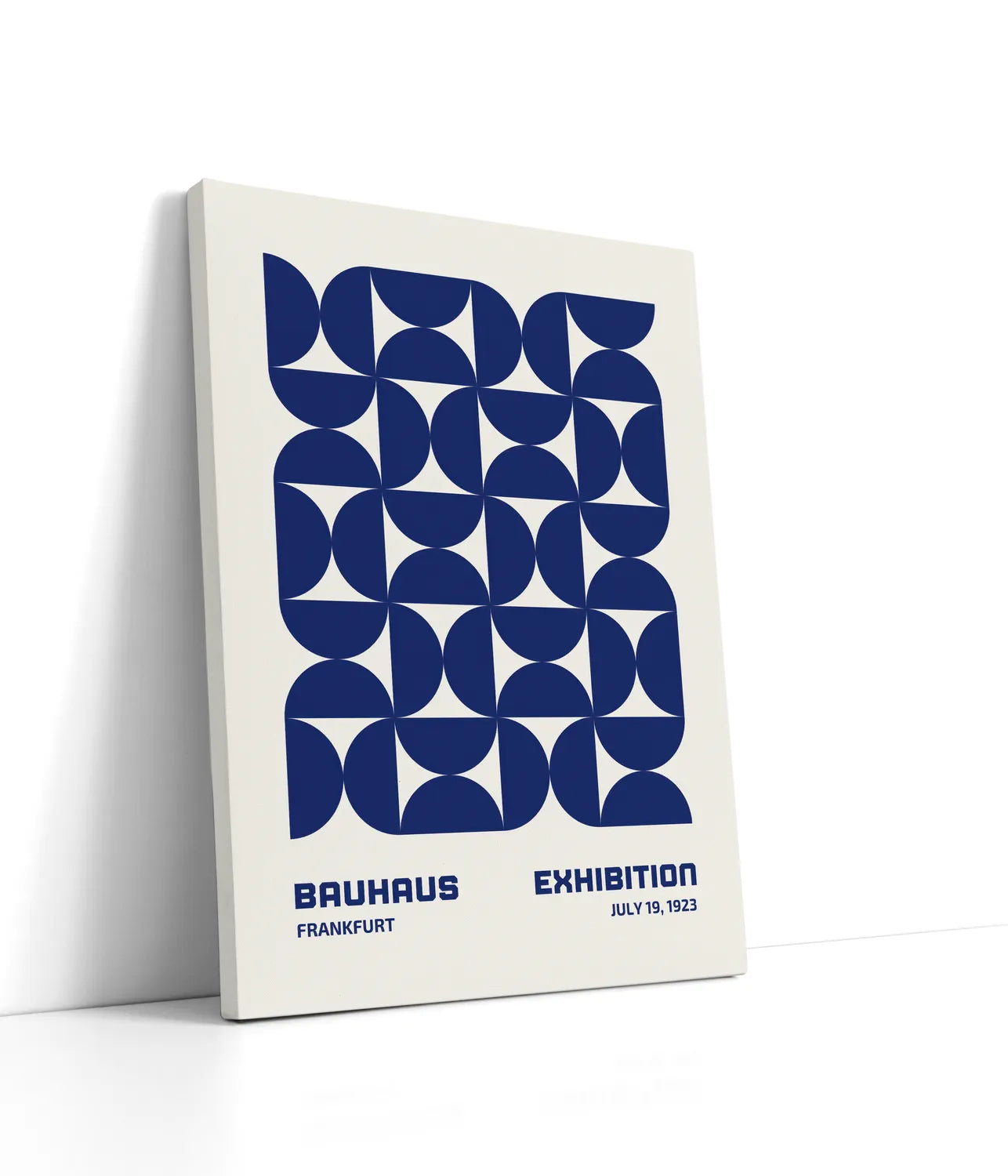 Bauhaus Blue Hourglass Lærred