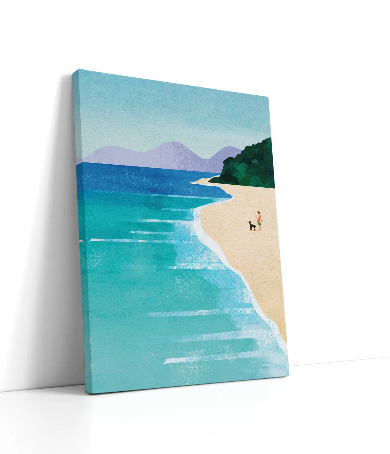 Beach Girl iii Lærred