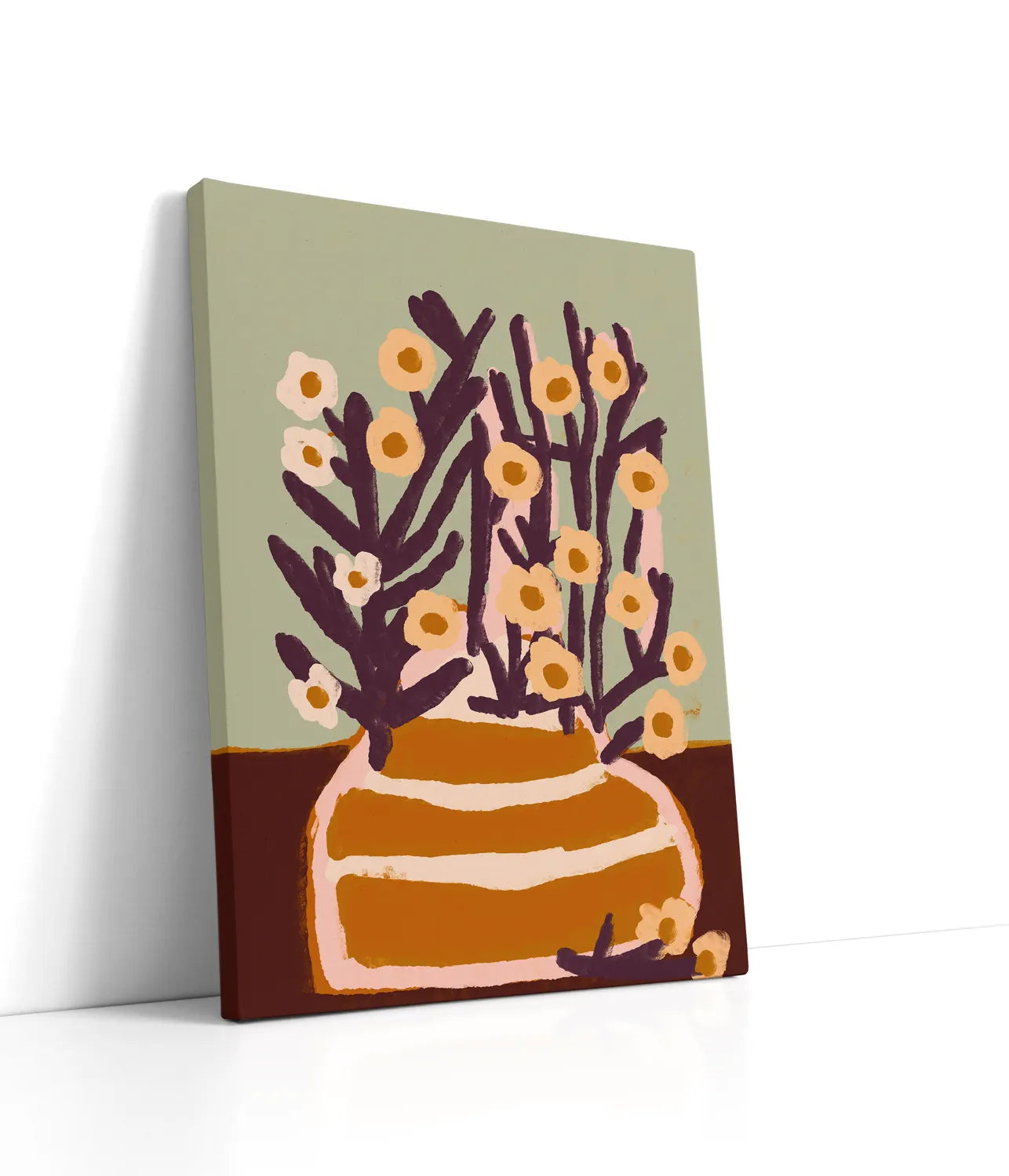 Pastel Flower Impression No 4 Lærred