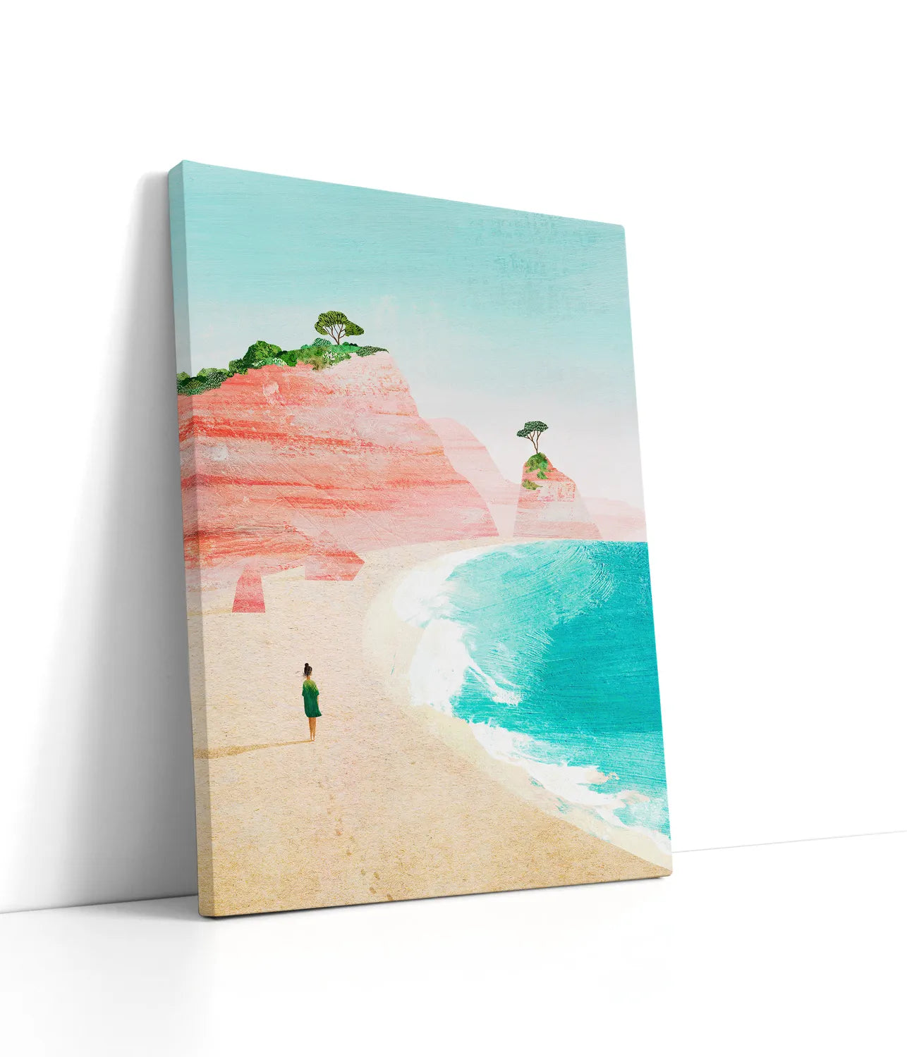 Beach Girl iv Lærred