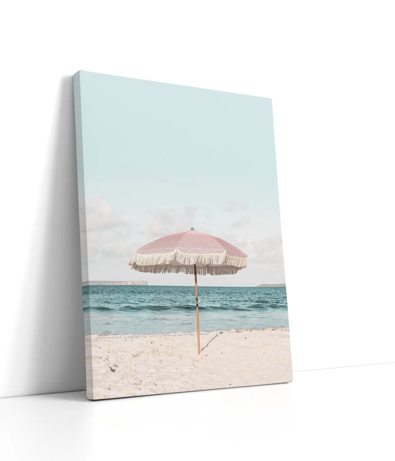 Pink Umbrella Lærred