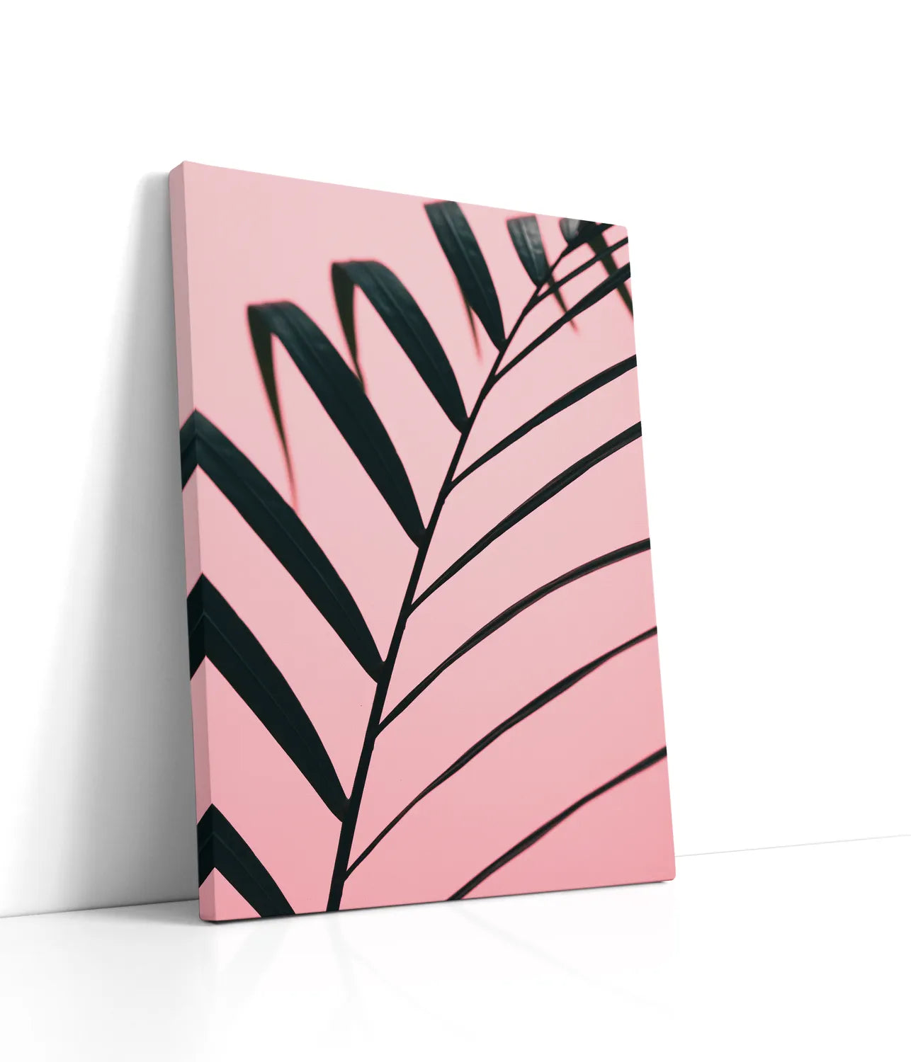 Graphic palm leaf 2 Lærred