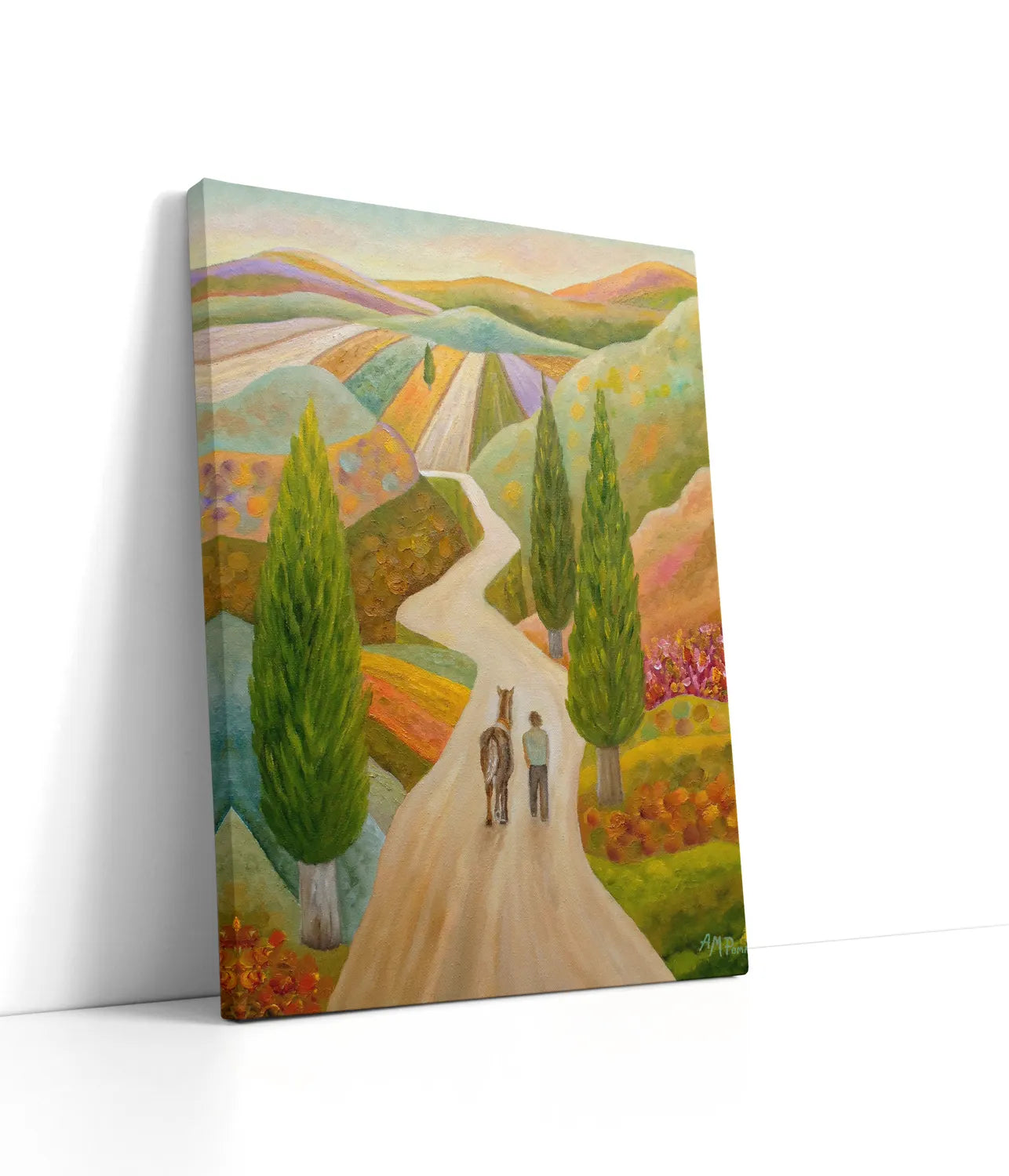 Good Old Friends Lærred