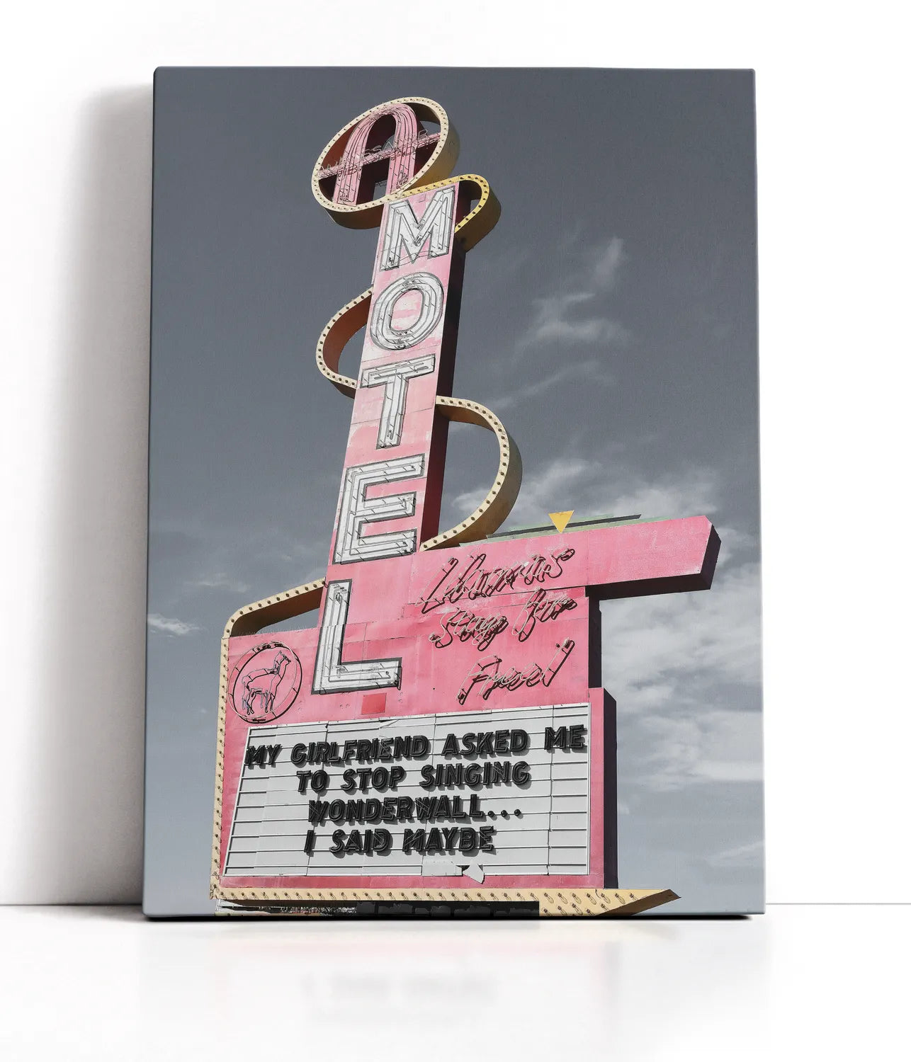 Las Vegas I Said Maybe Lærred