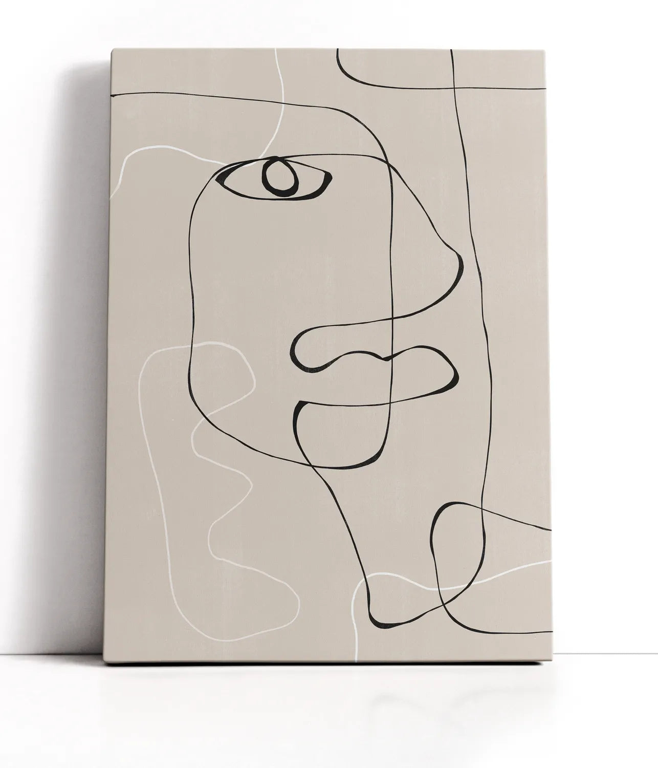 Abstract Face No1. Lærred