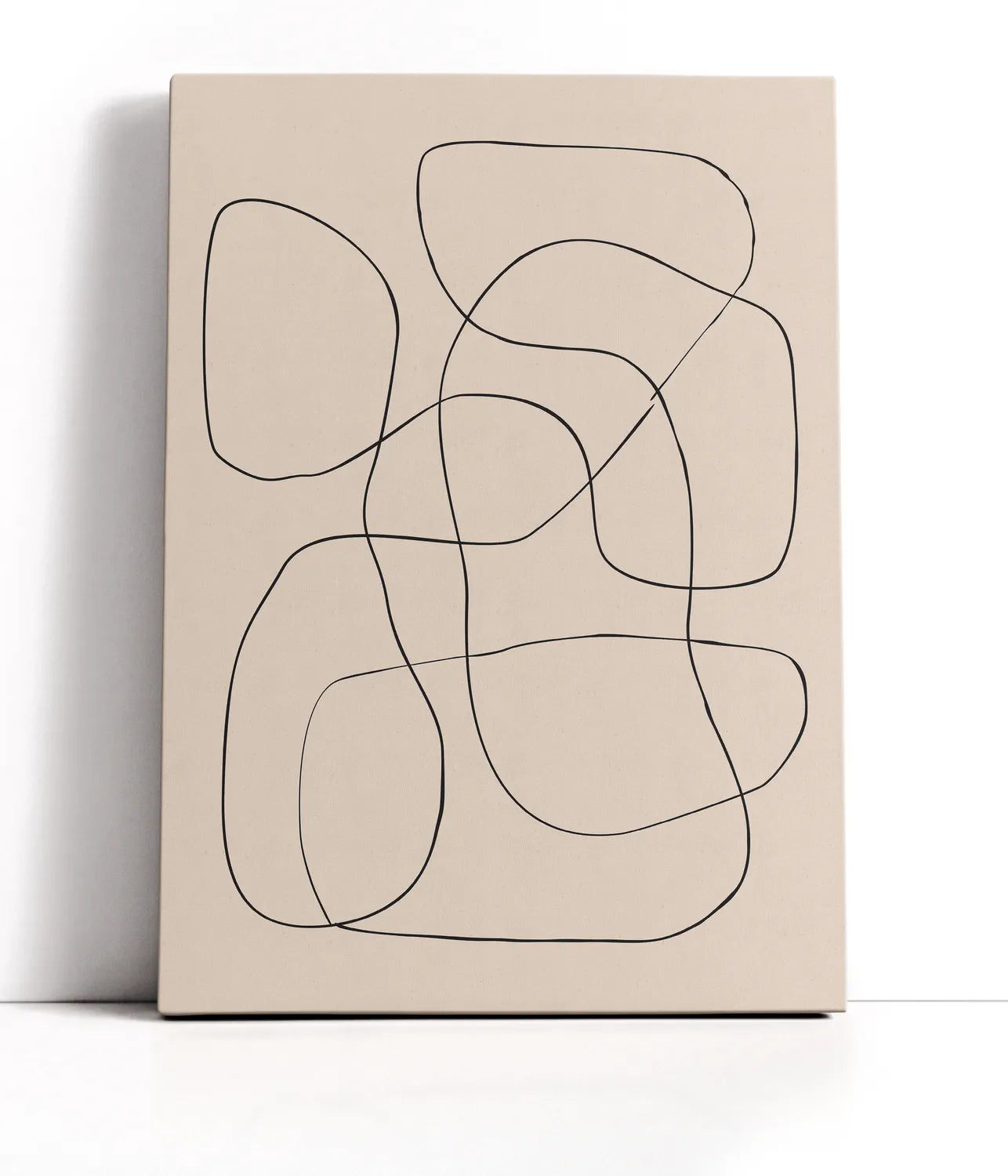 Abstract Scribble No3 Lærred