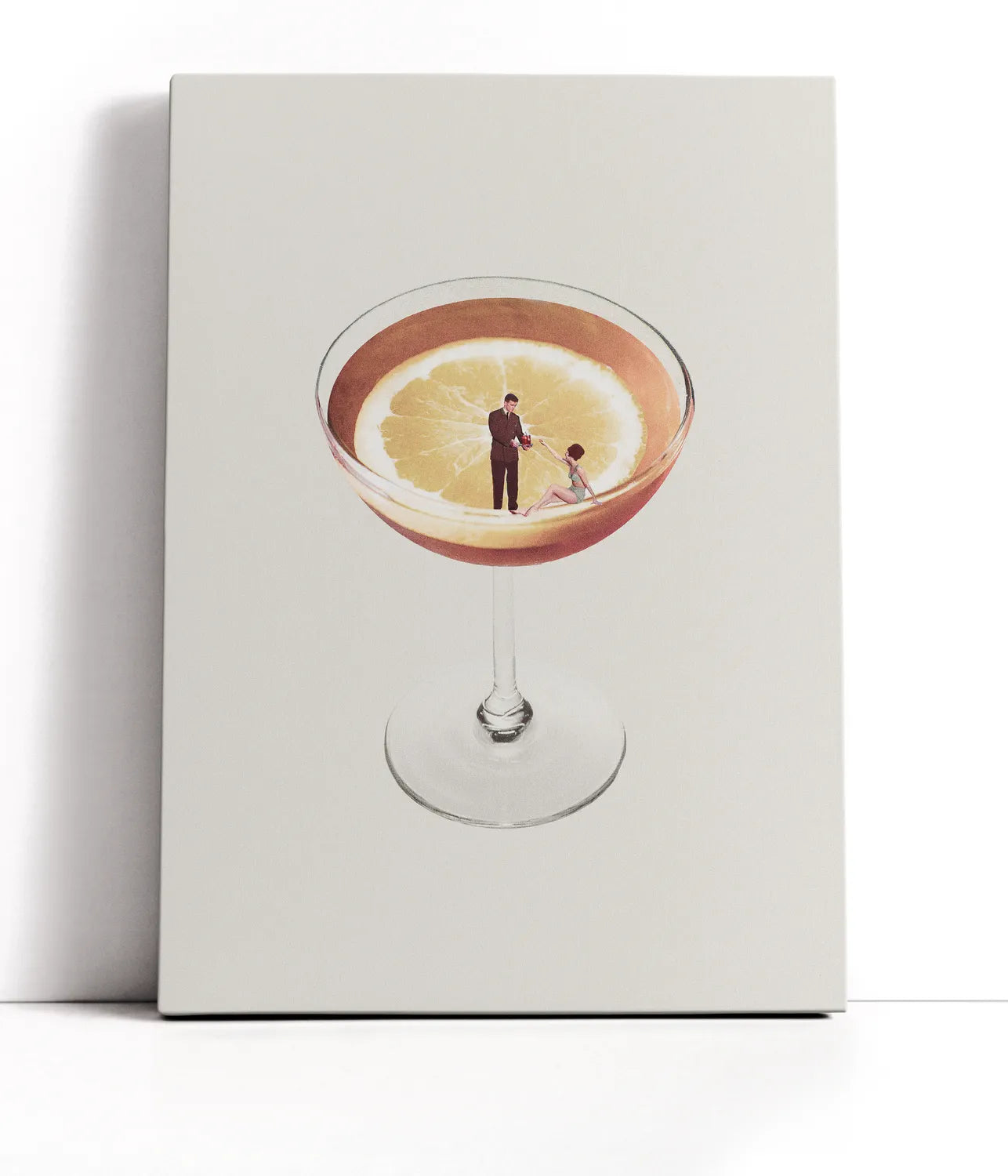 My drink needs a drink Lærred