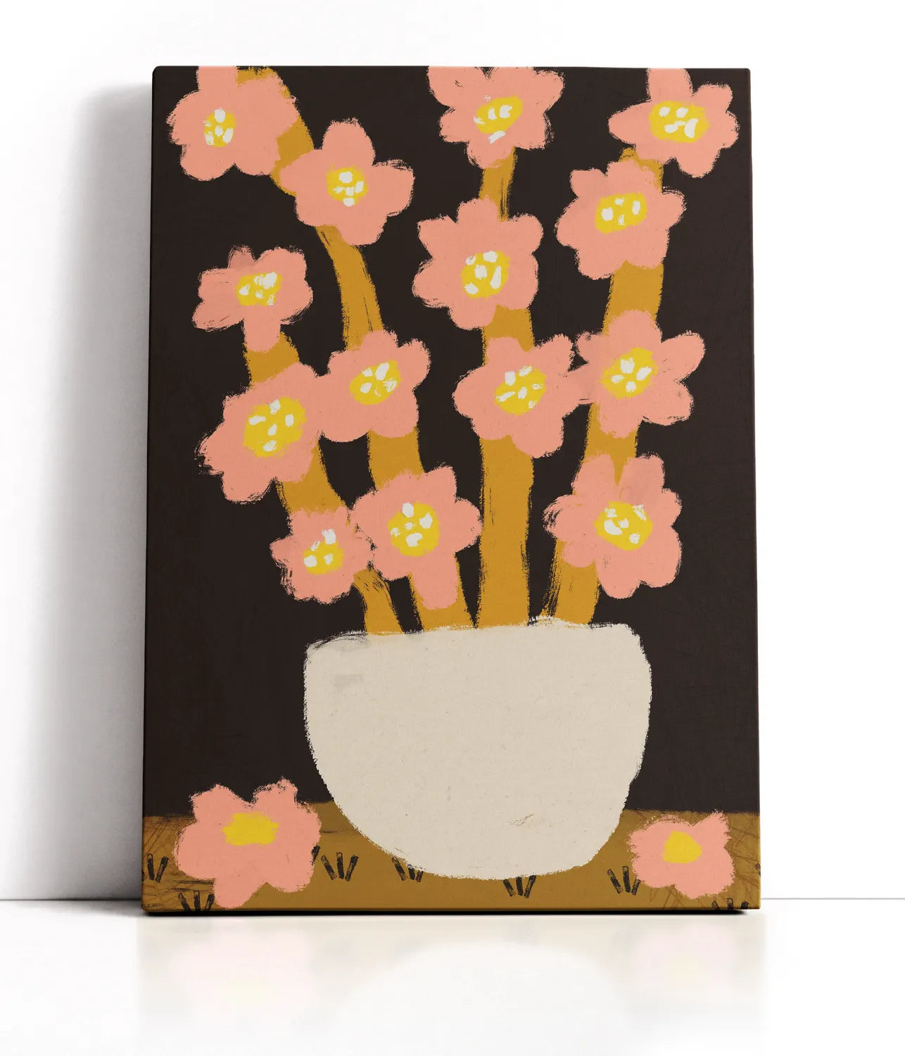 Pastel Flower Impression No 5 Lærred