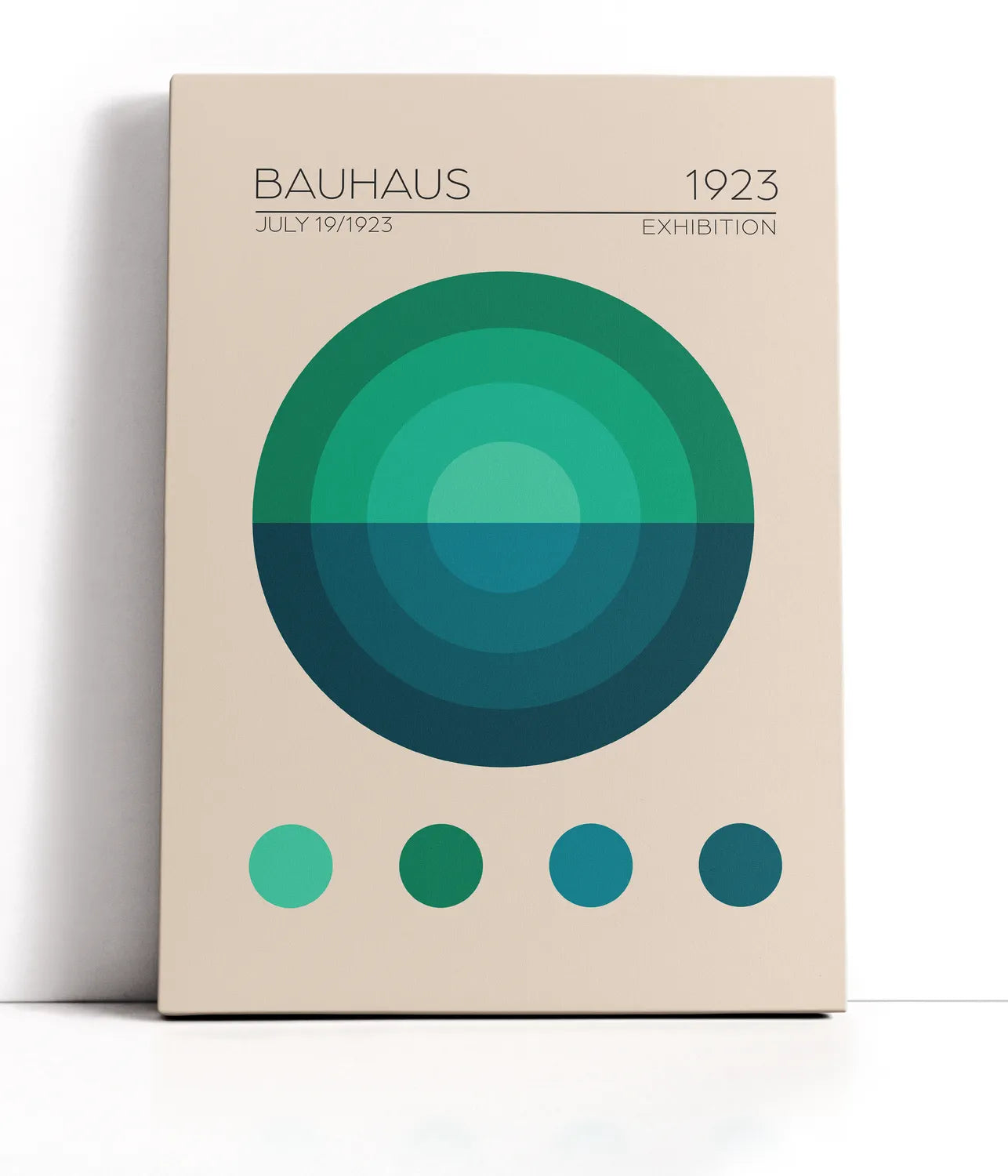 Bauhaus Mavi Daire Lærred