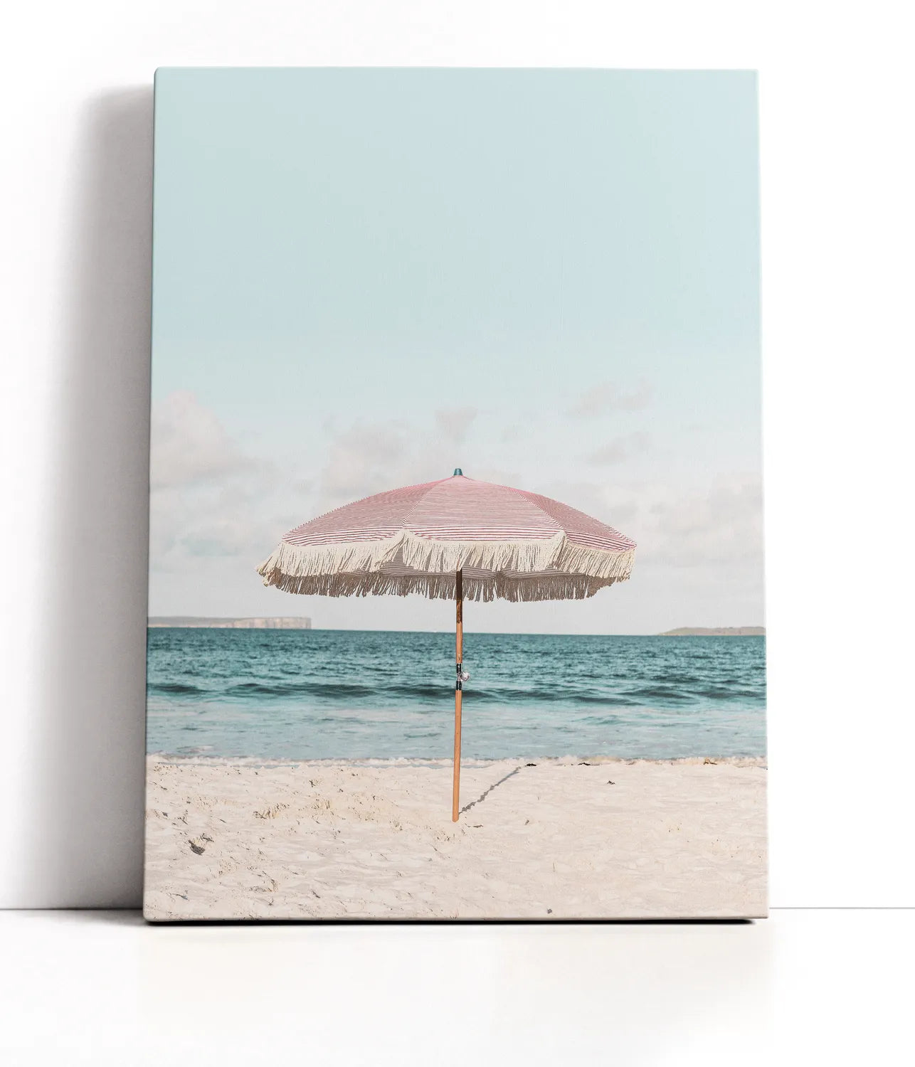 Pink Umbrella Lærred