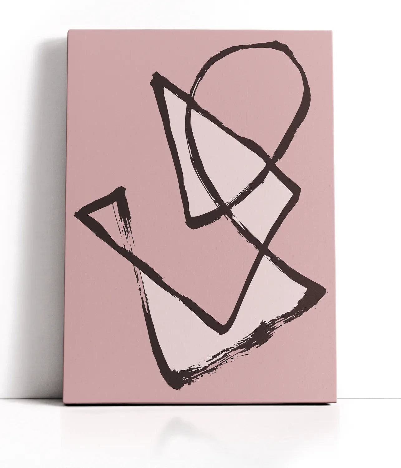 Abstract Shapes Lærred