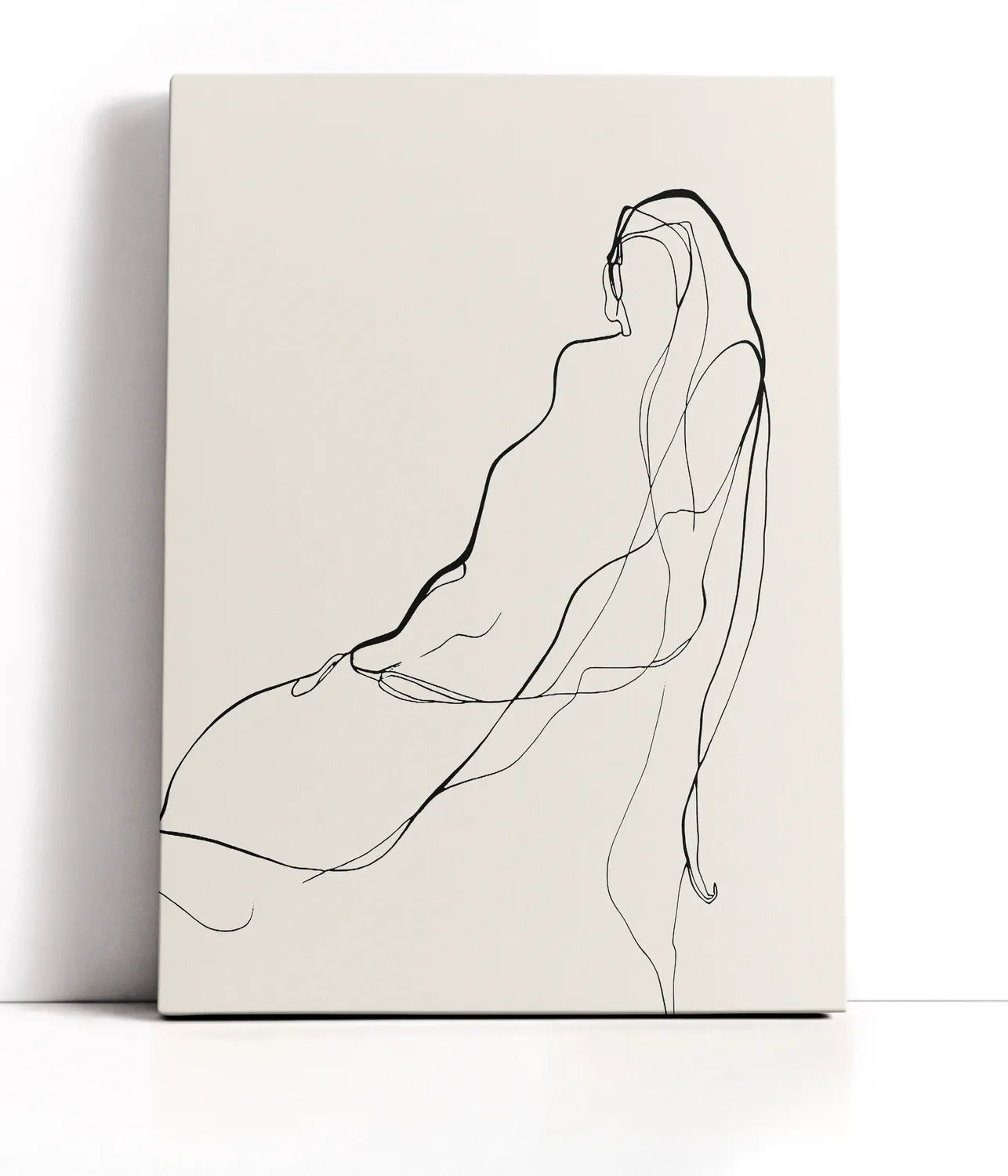 Life Drawing Sketch 3 Lærred