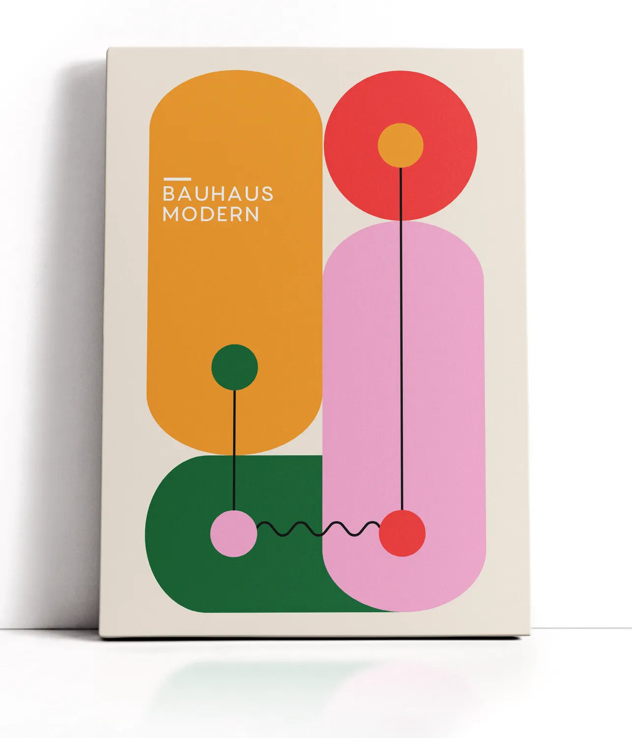 Bauhaus Modern Lærred