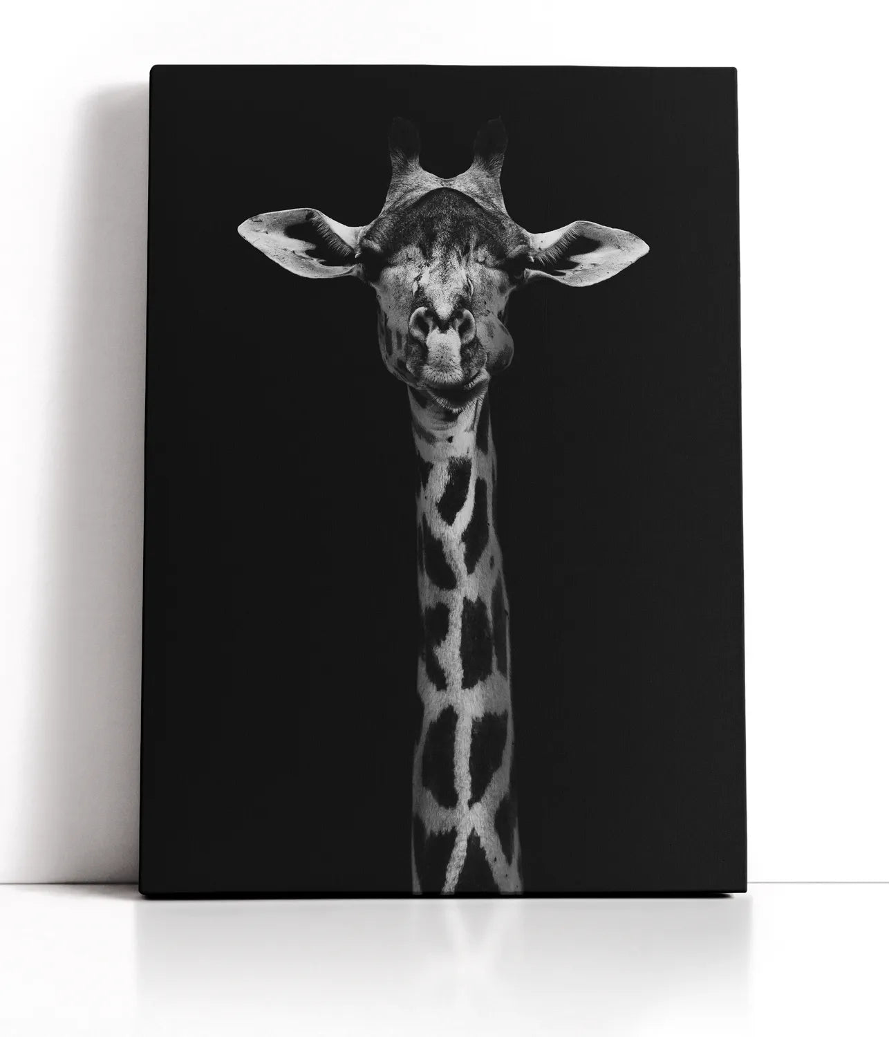 Giraffe Portrait Lærred