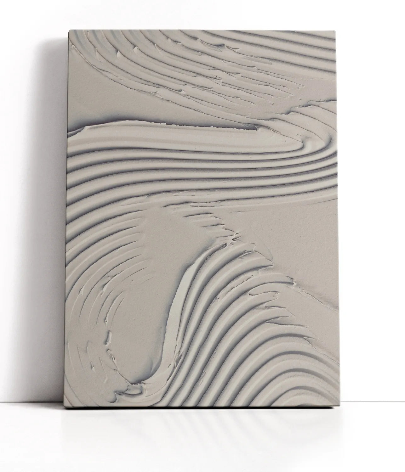 Mud Texture 14 Beige Lærred