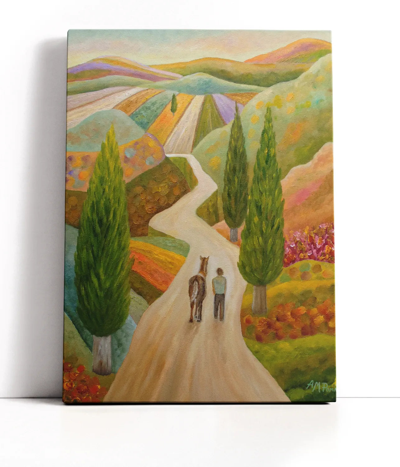 Good Old Friends Lærred