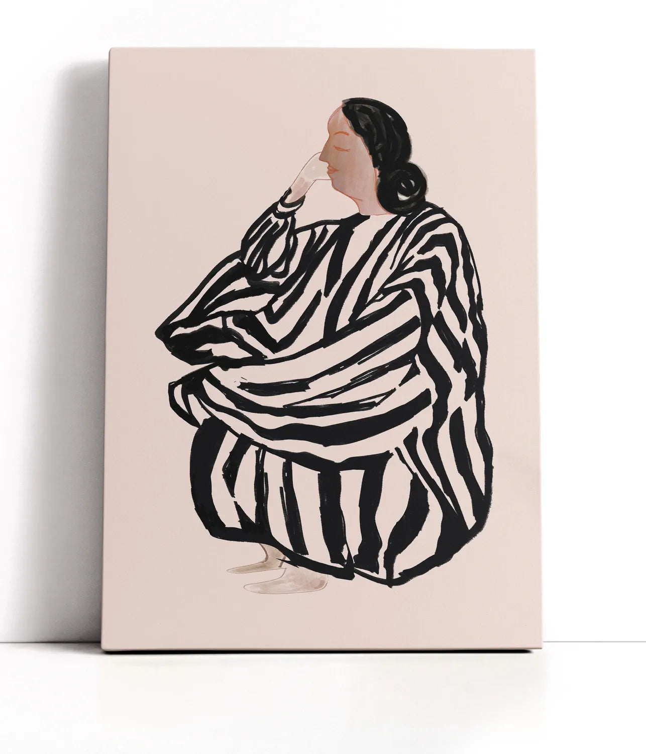 Female Figure 1 Lærred