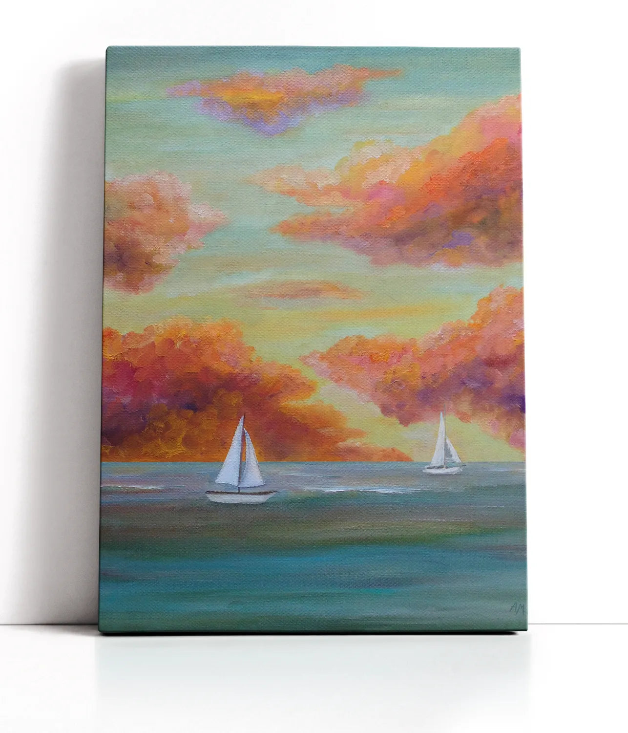 Autumn Sailing Lærred