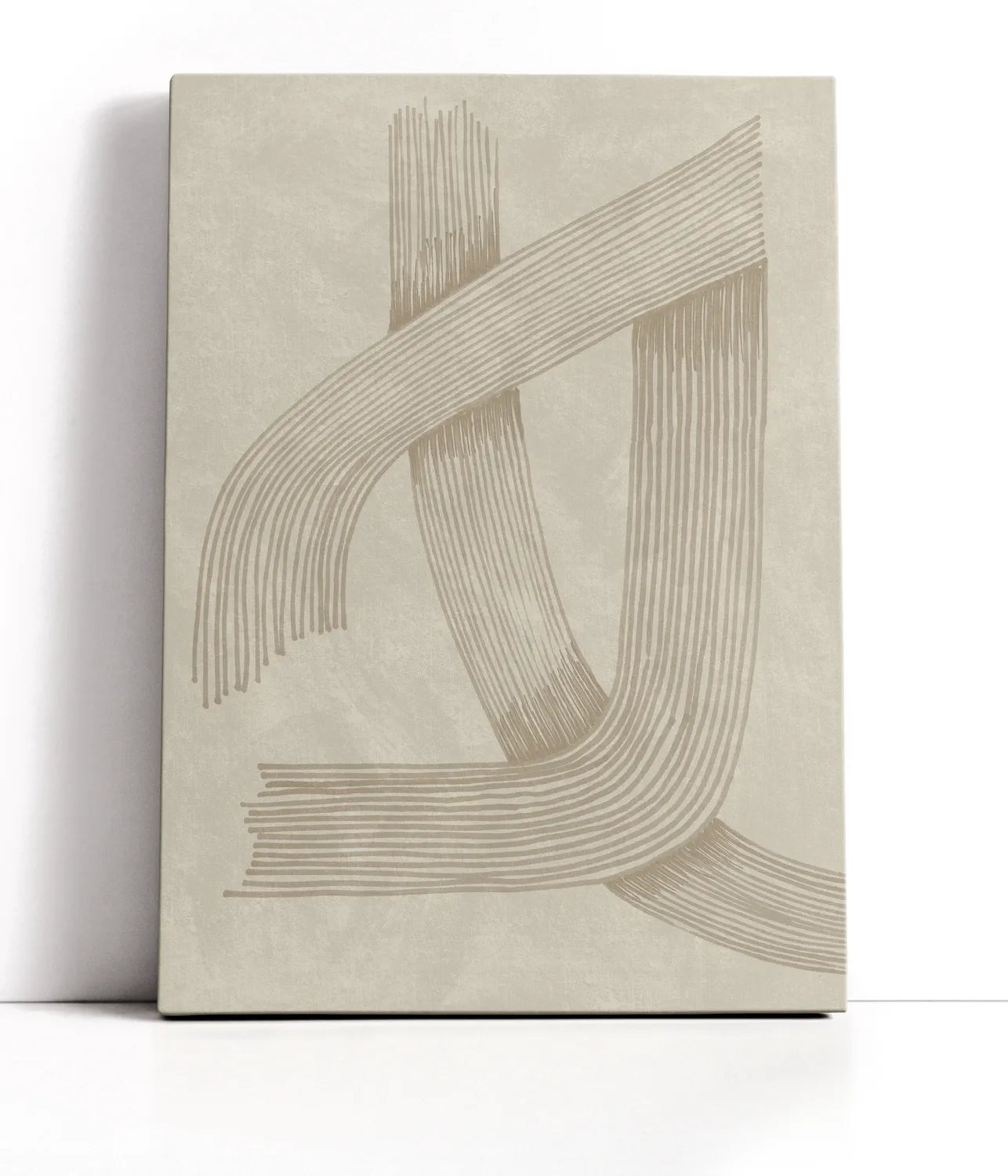 Abstract Sophisticated Line 01 Lærred