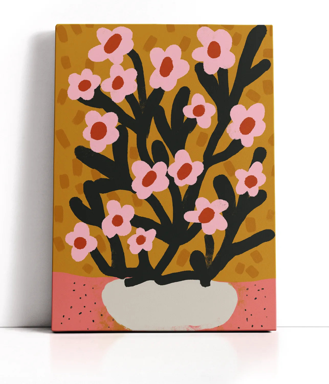 Pastel Flower Impression No 2 Lærred