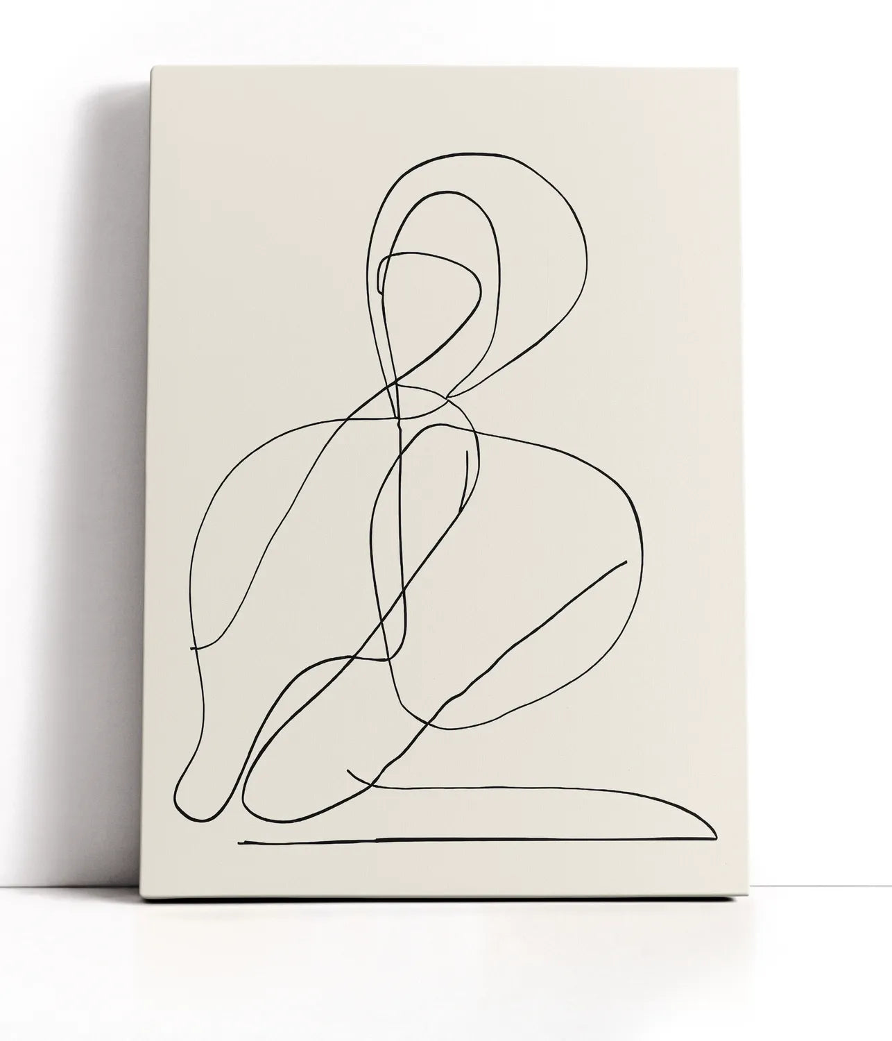 Life Drawing Sketch No2 Lærred