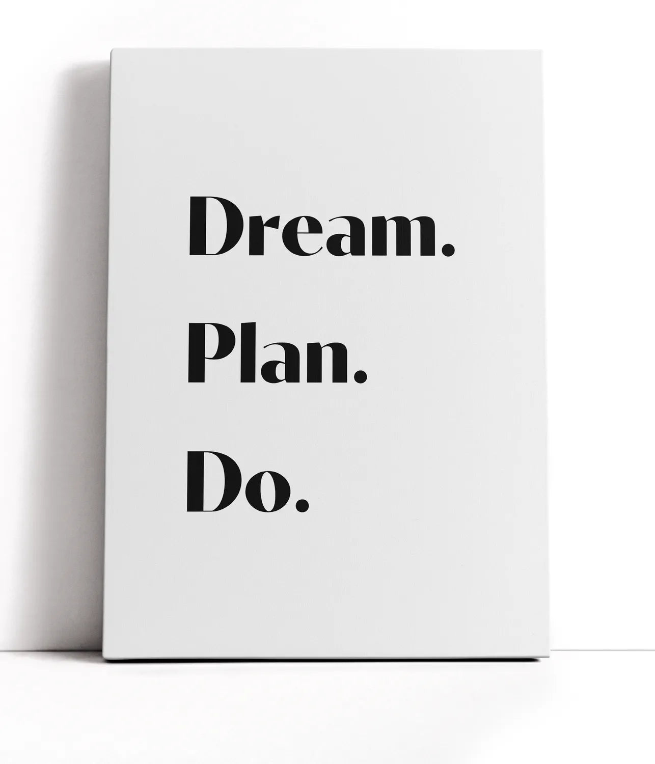 Dream Plan Do Lærred