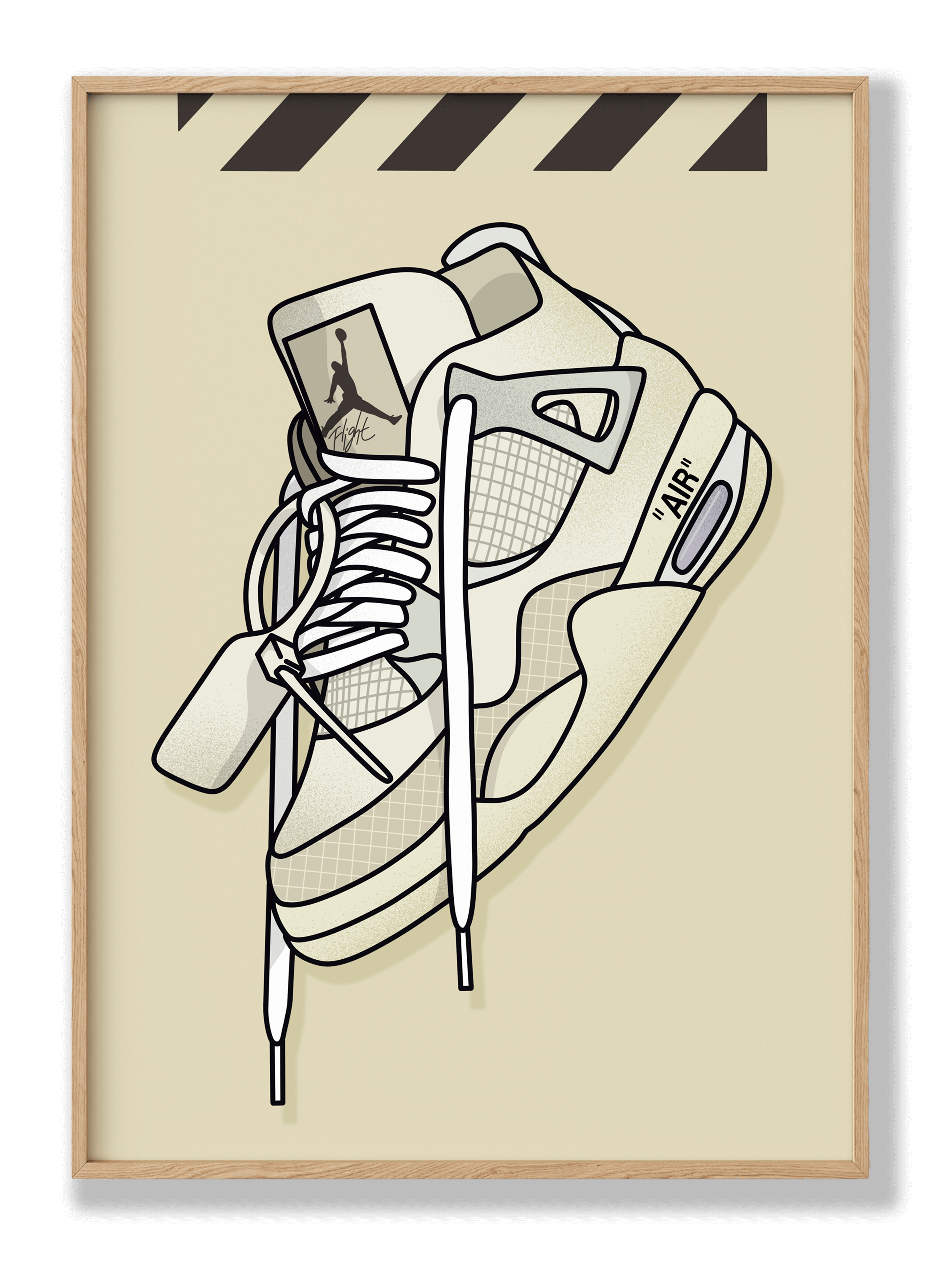 Off White Flight Plakat