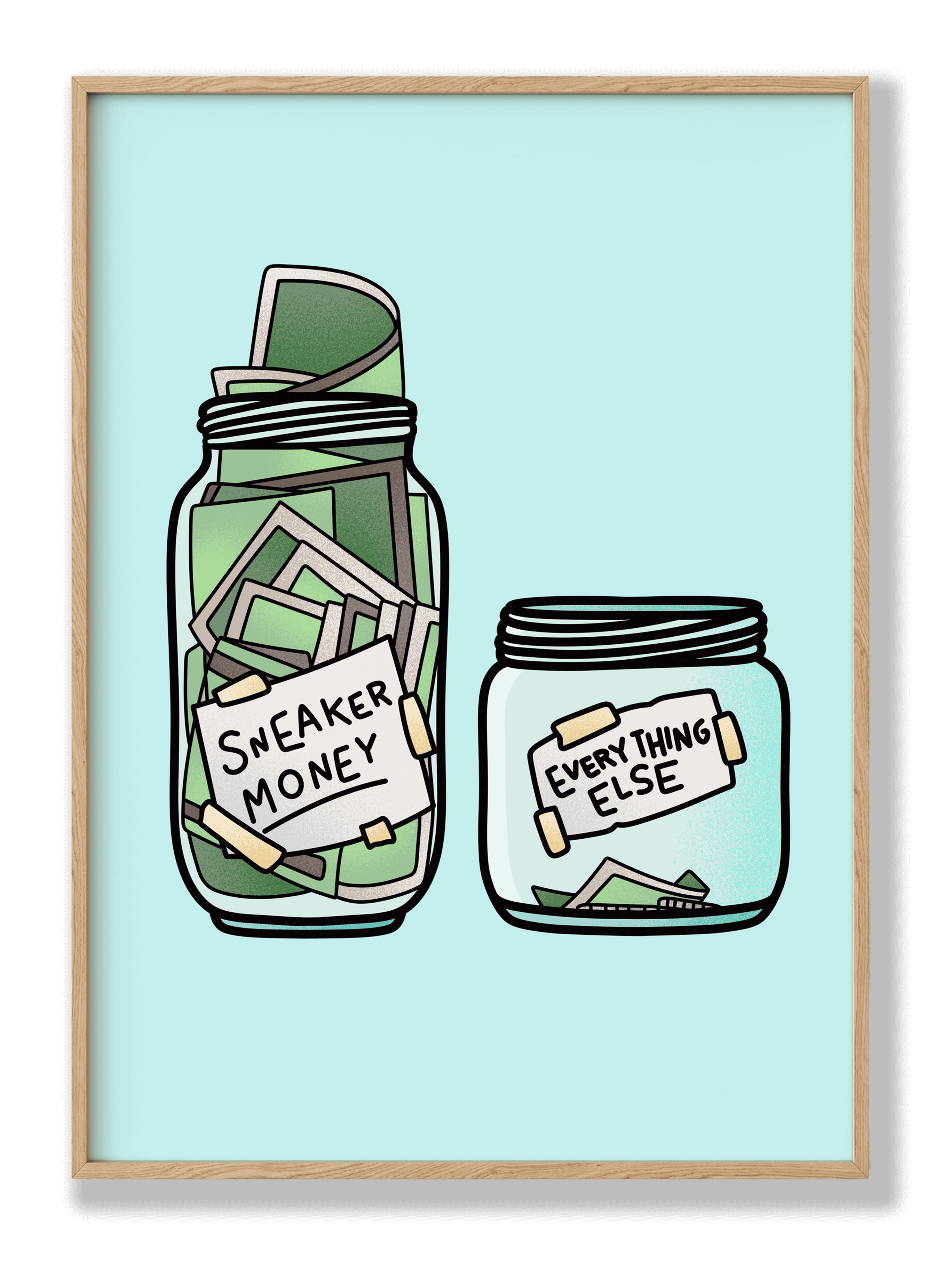 Sneaker Money Plakat