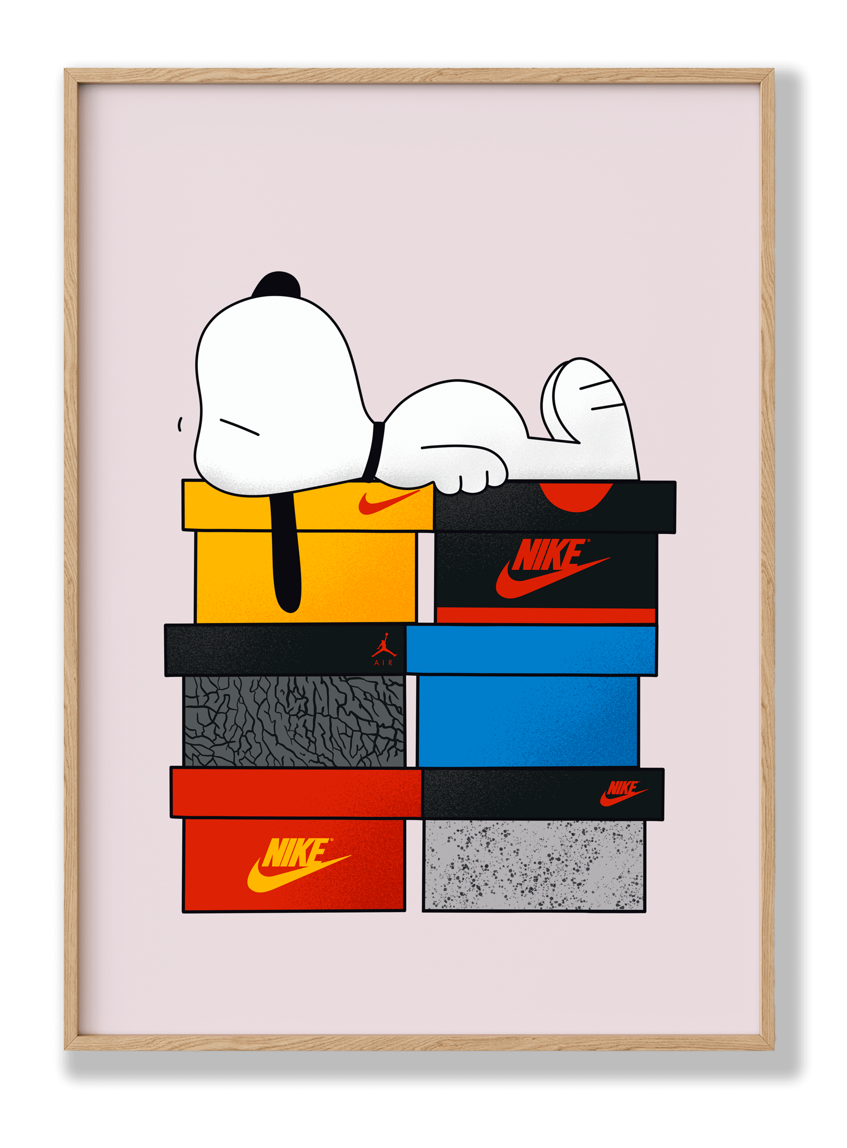 Sneaker Bed Plakat